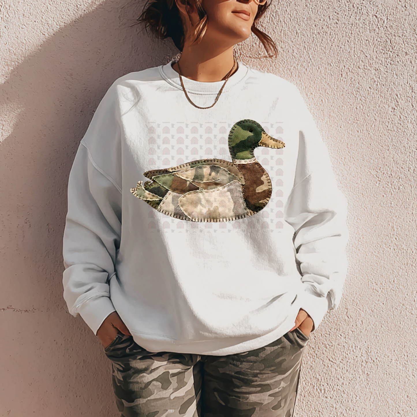 Camo Patchwork Duck