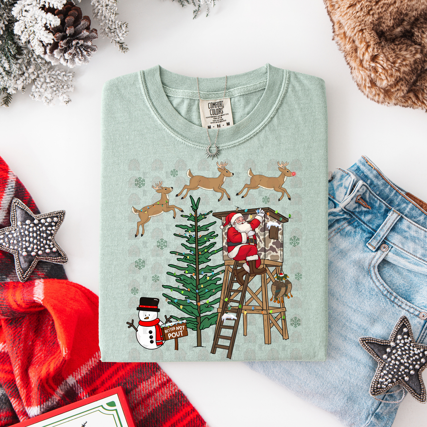 Camo Santa Scene