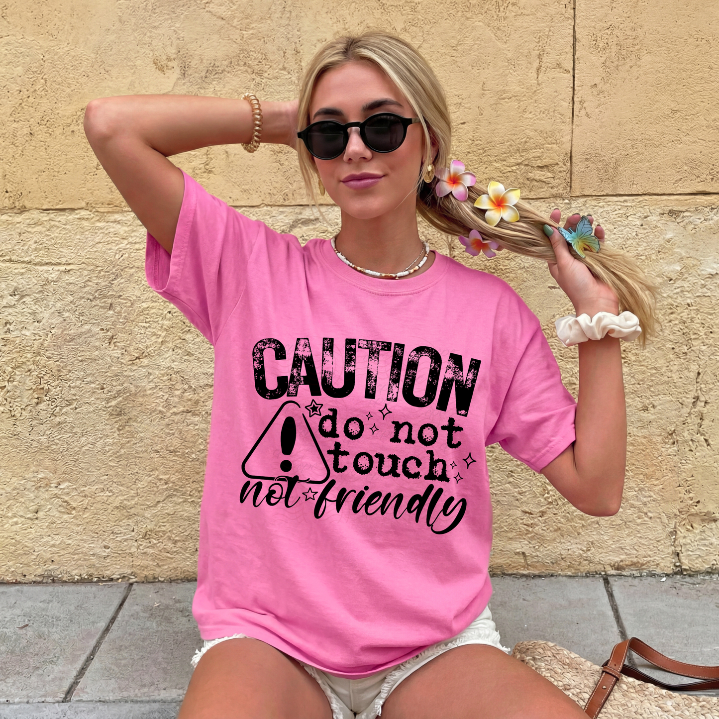 Caution Do Not Touch Not Friendly