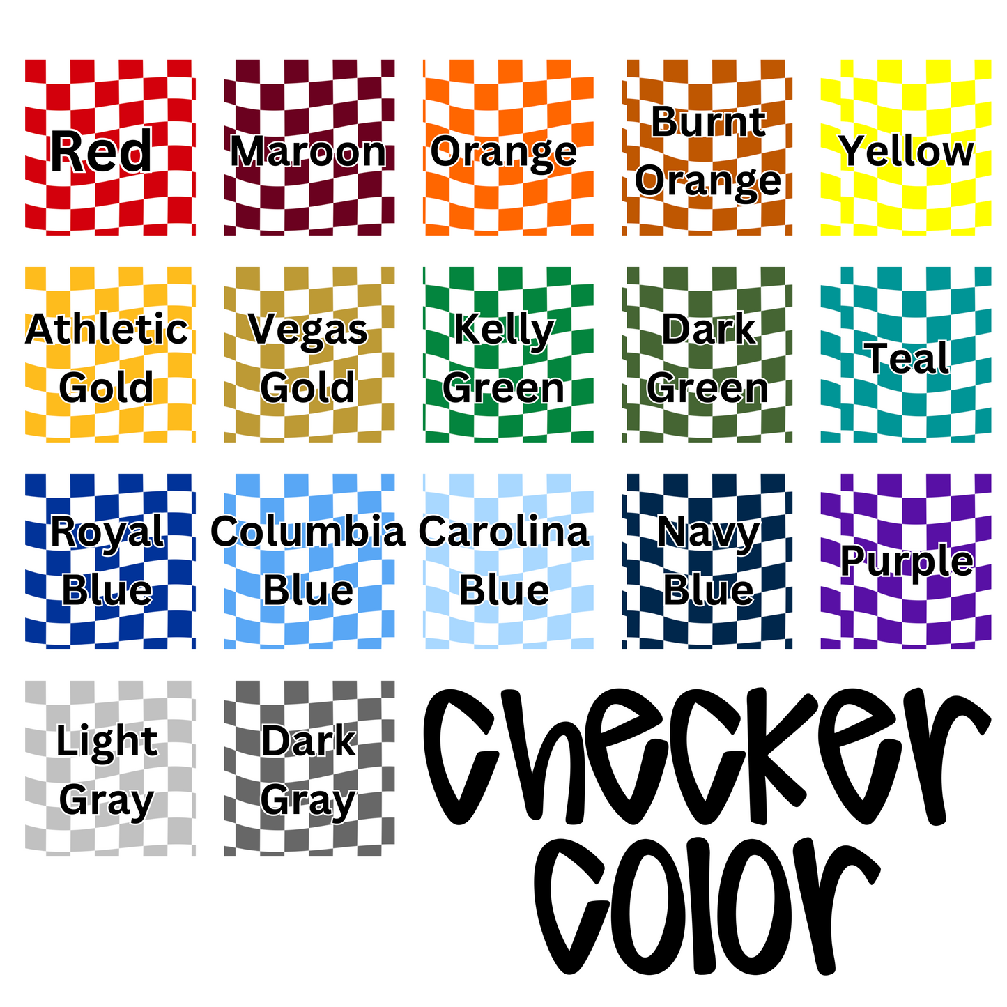 Customizable Let's Go Checker Mascot