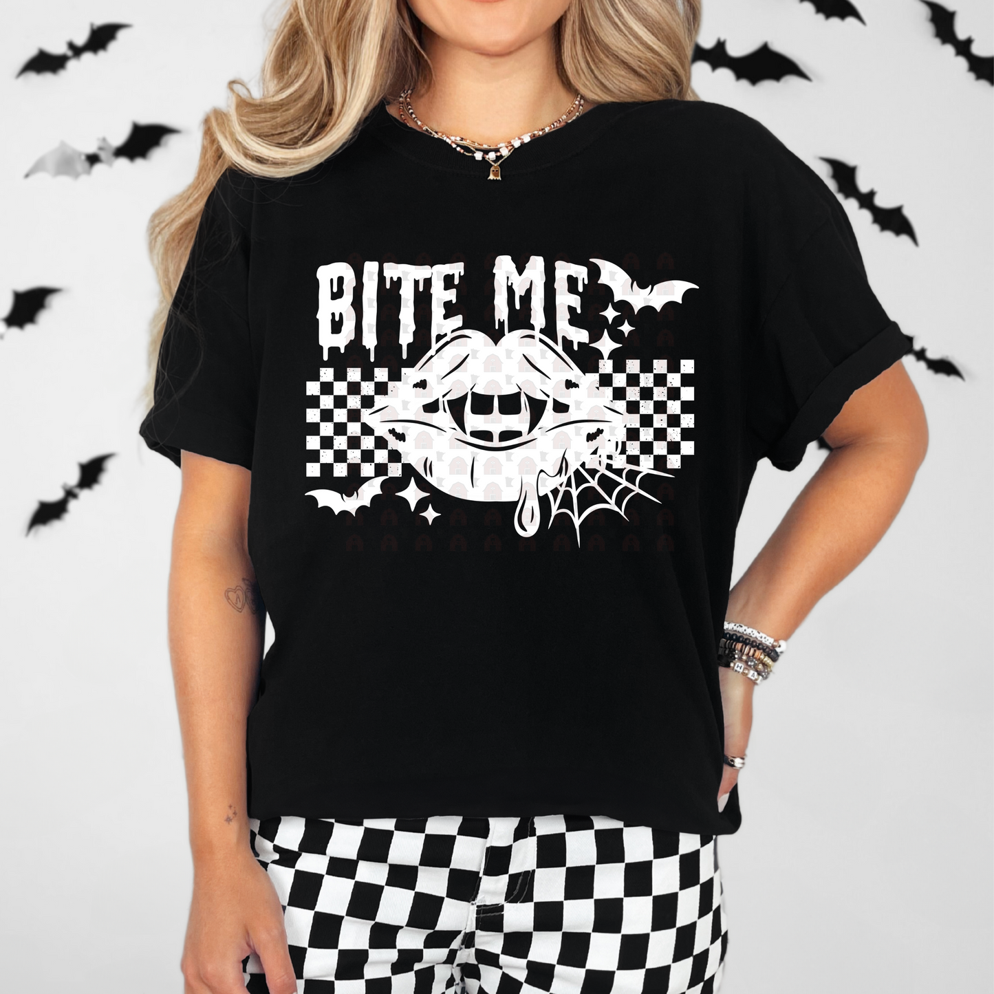 Checkered Bite Me