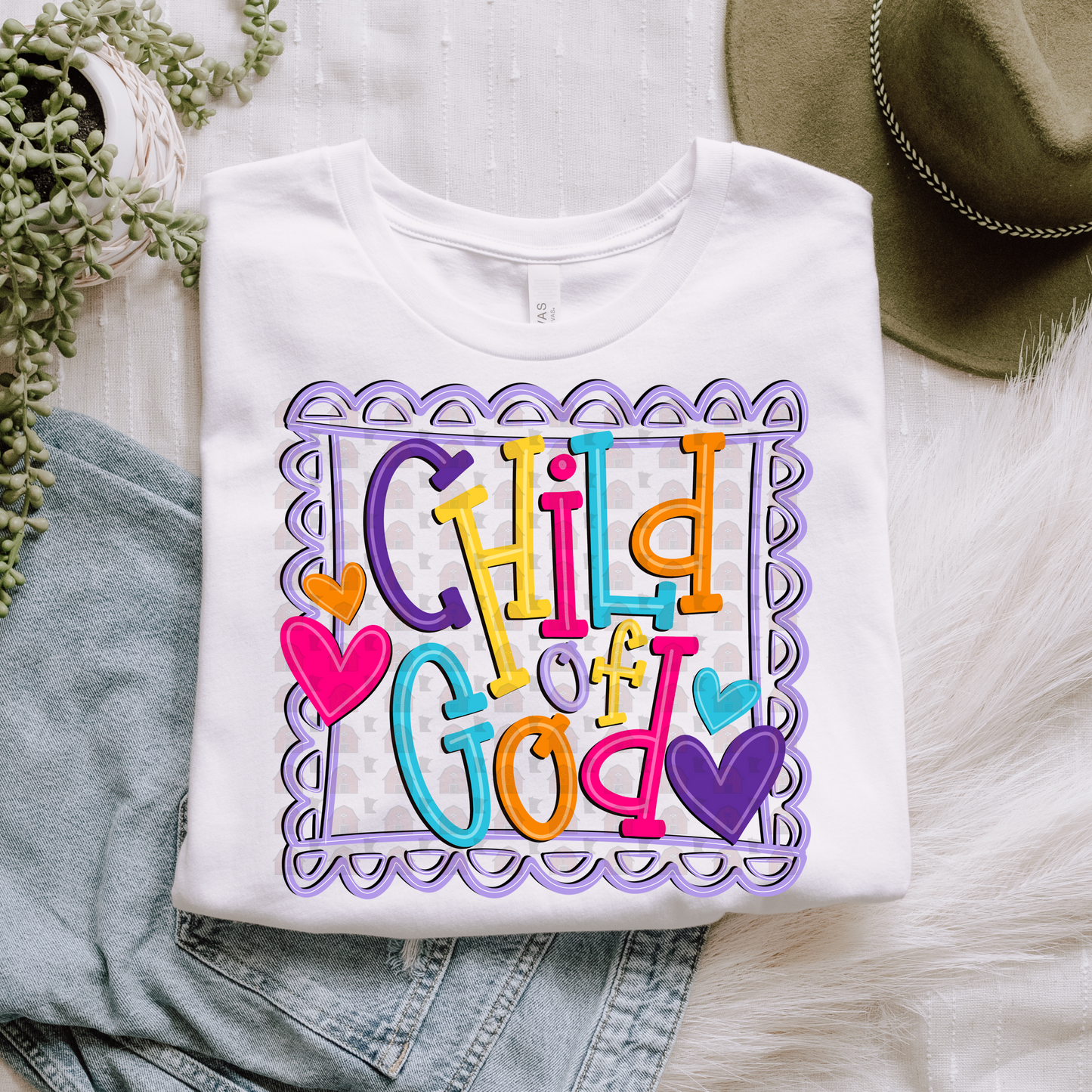 Doodle Frame Faith Sayings