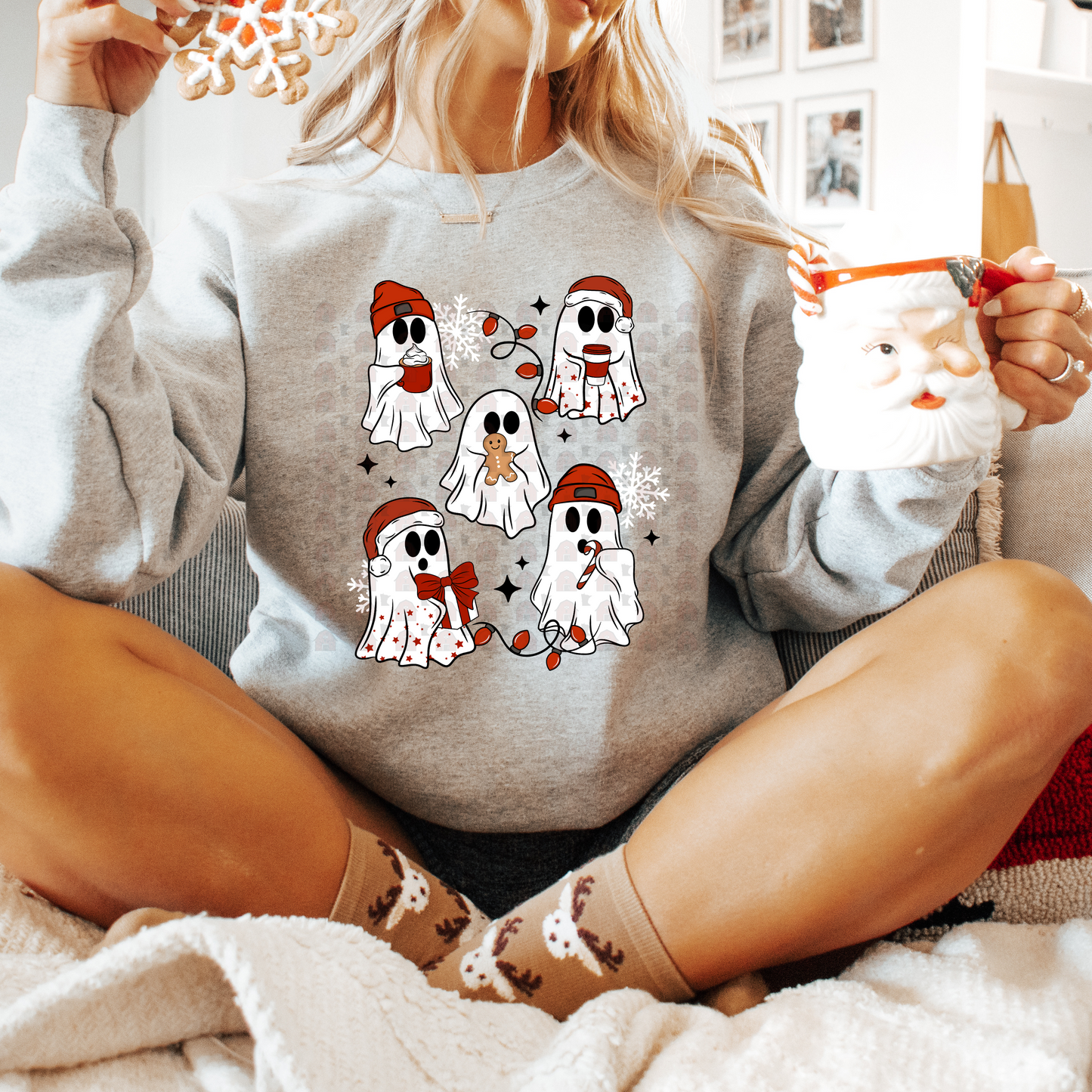 Christmas Ghosts Collage
