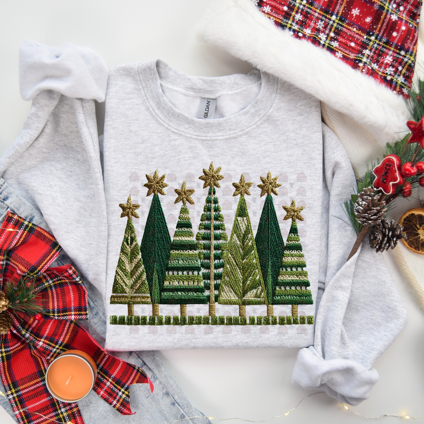 Crochet Forest Of Christmas Trees