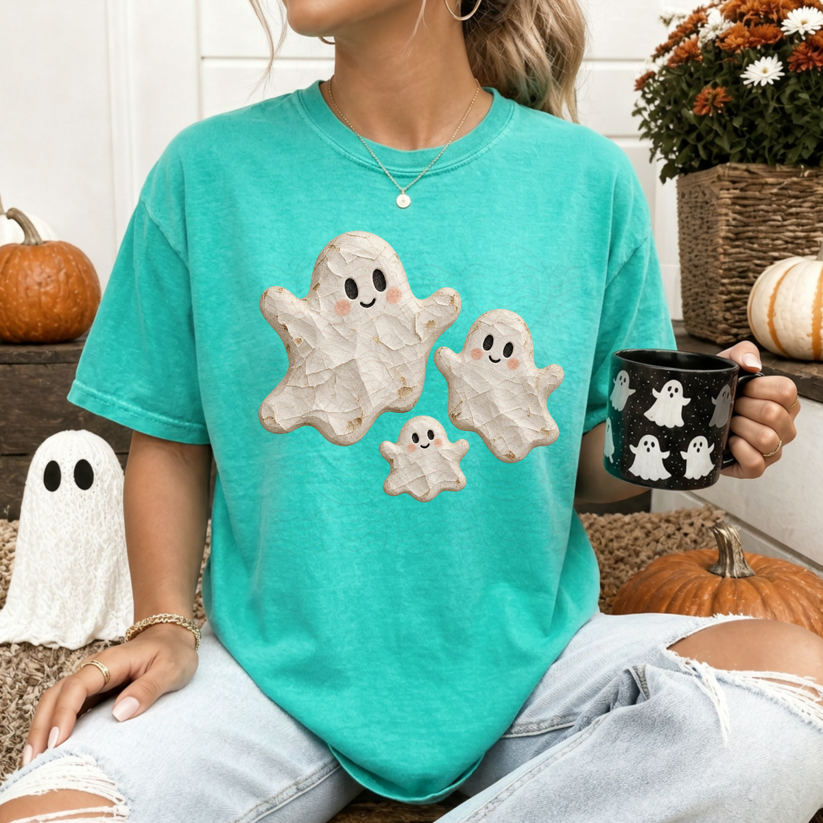 Cute Clay Ghosts