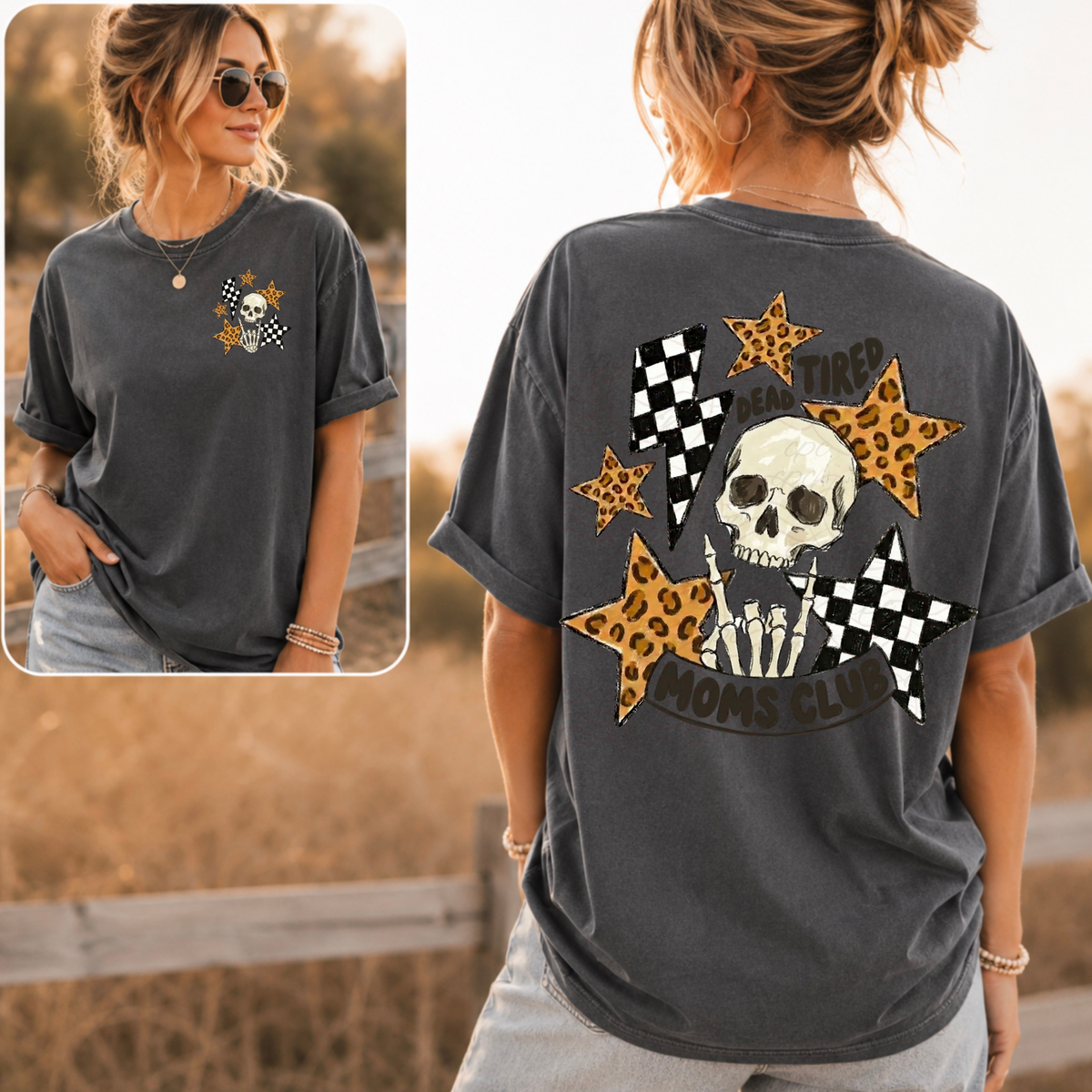Stars And Bolts Dead Tired Moms Club