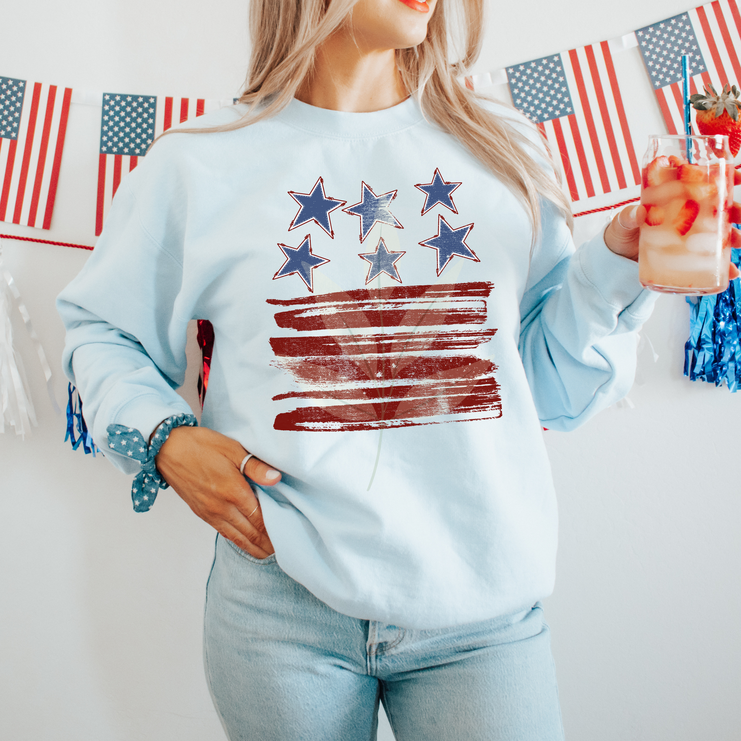 Distressed Stars And Stripes