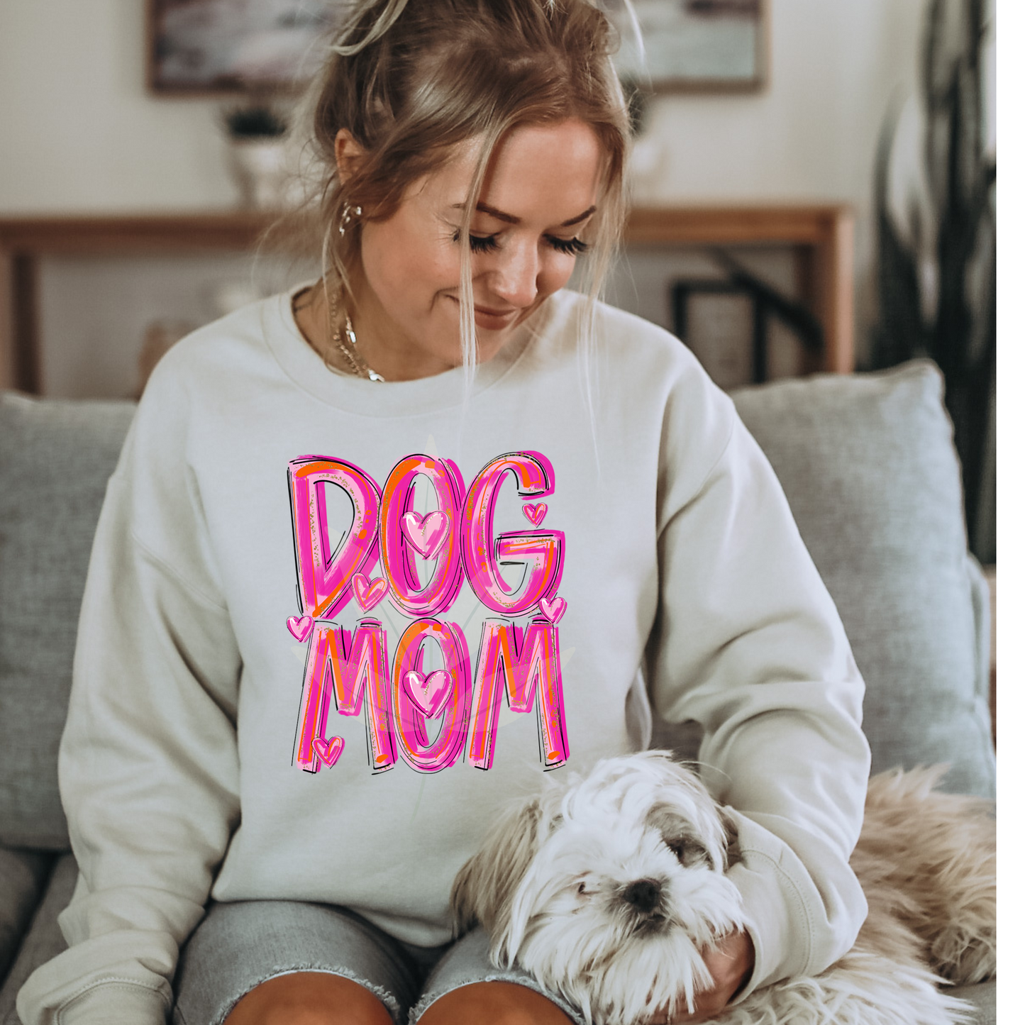 Dog Mom Pretty In Pink