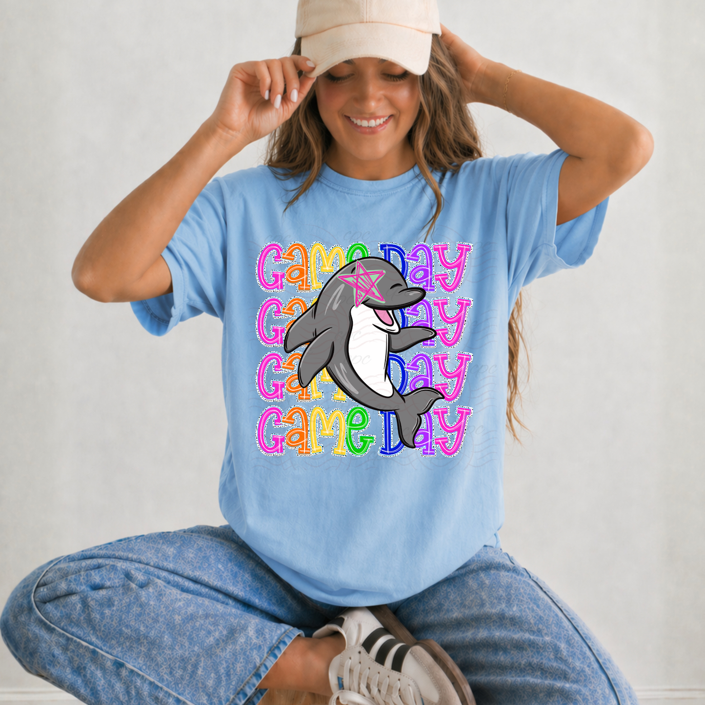 Colorful Stacked Game Day Mascots
