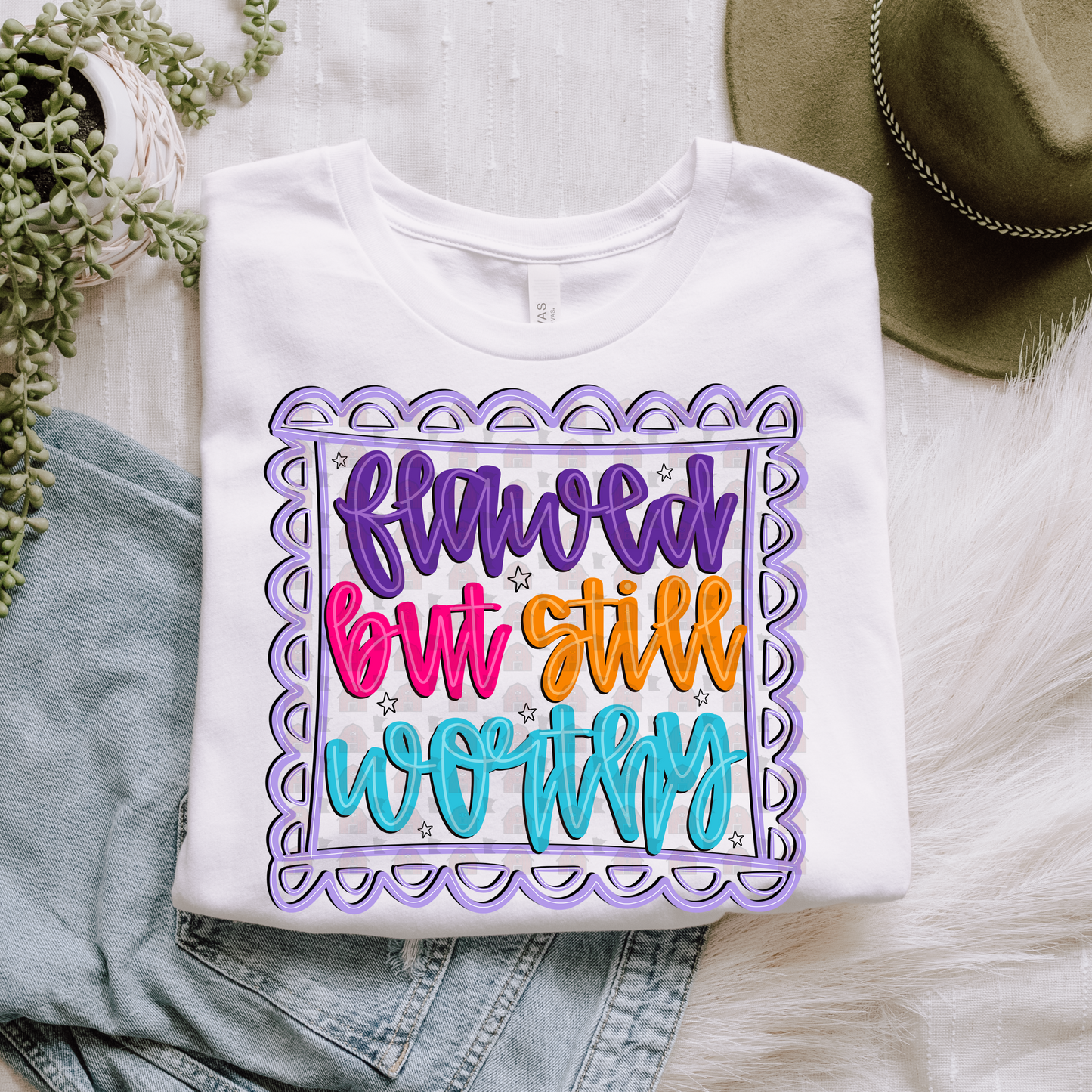Doodle Frame Faith Sayings
