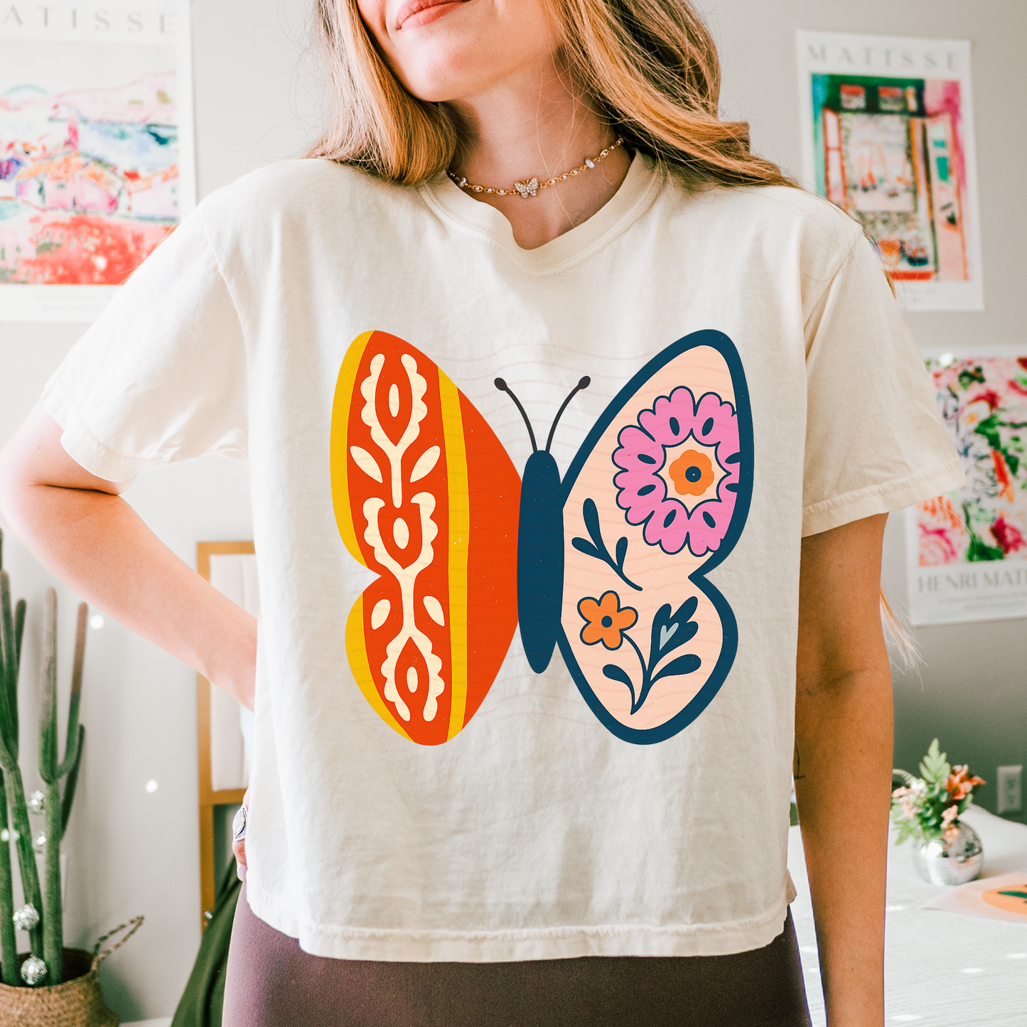Floral Boho Butterfly