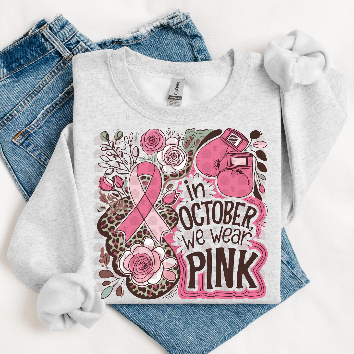Floral In October We Wear Pink
