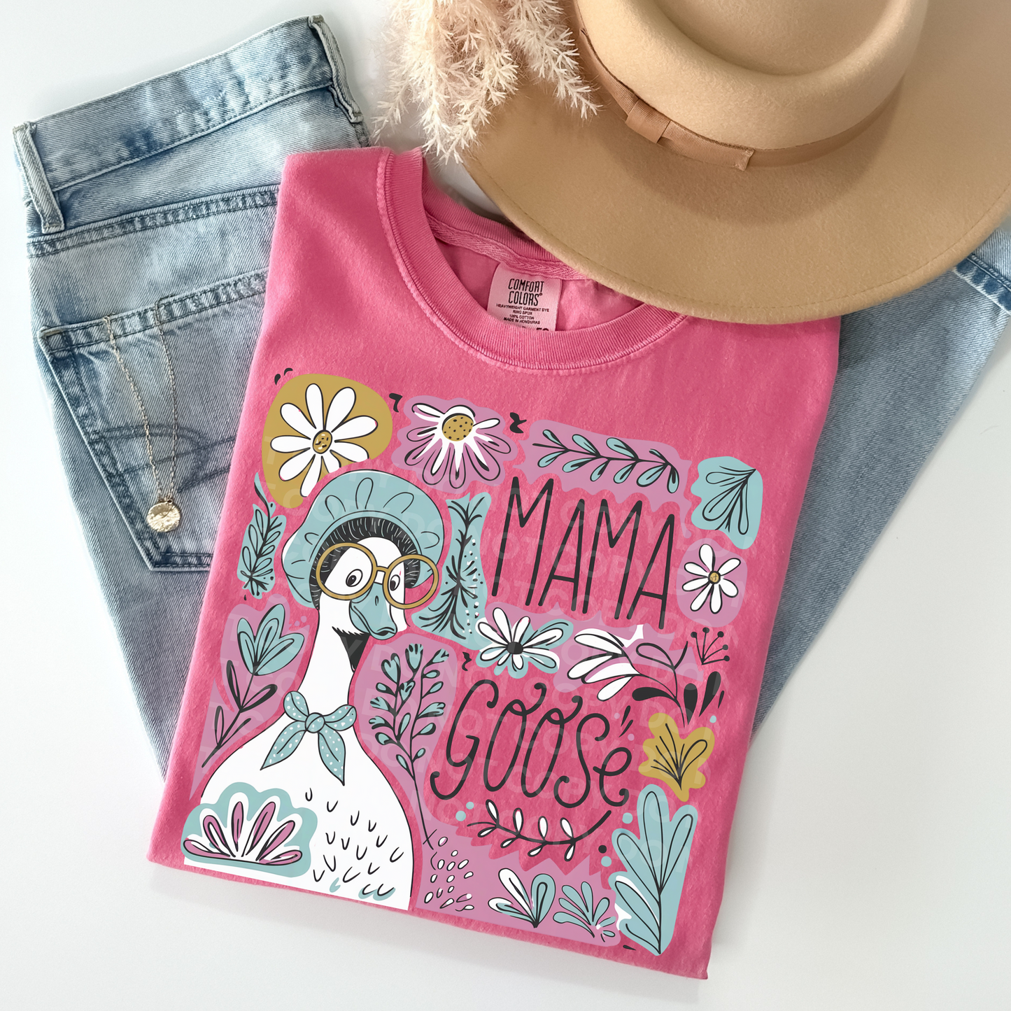 Floral Mama Goose