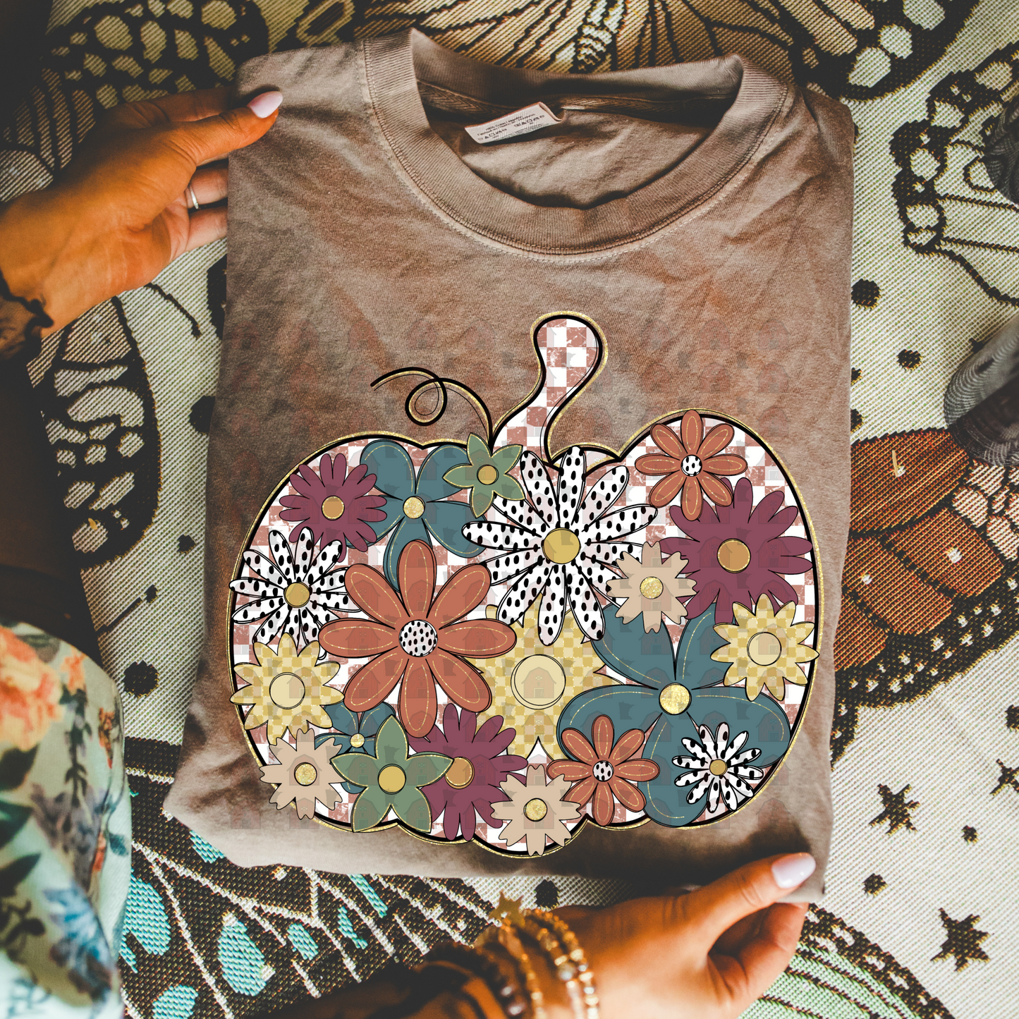 Floral Pumpkin