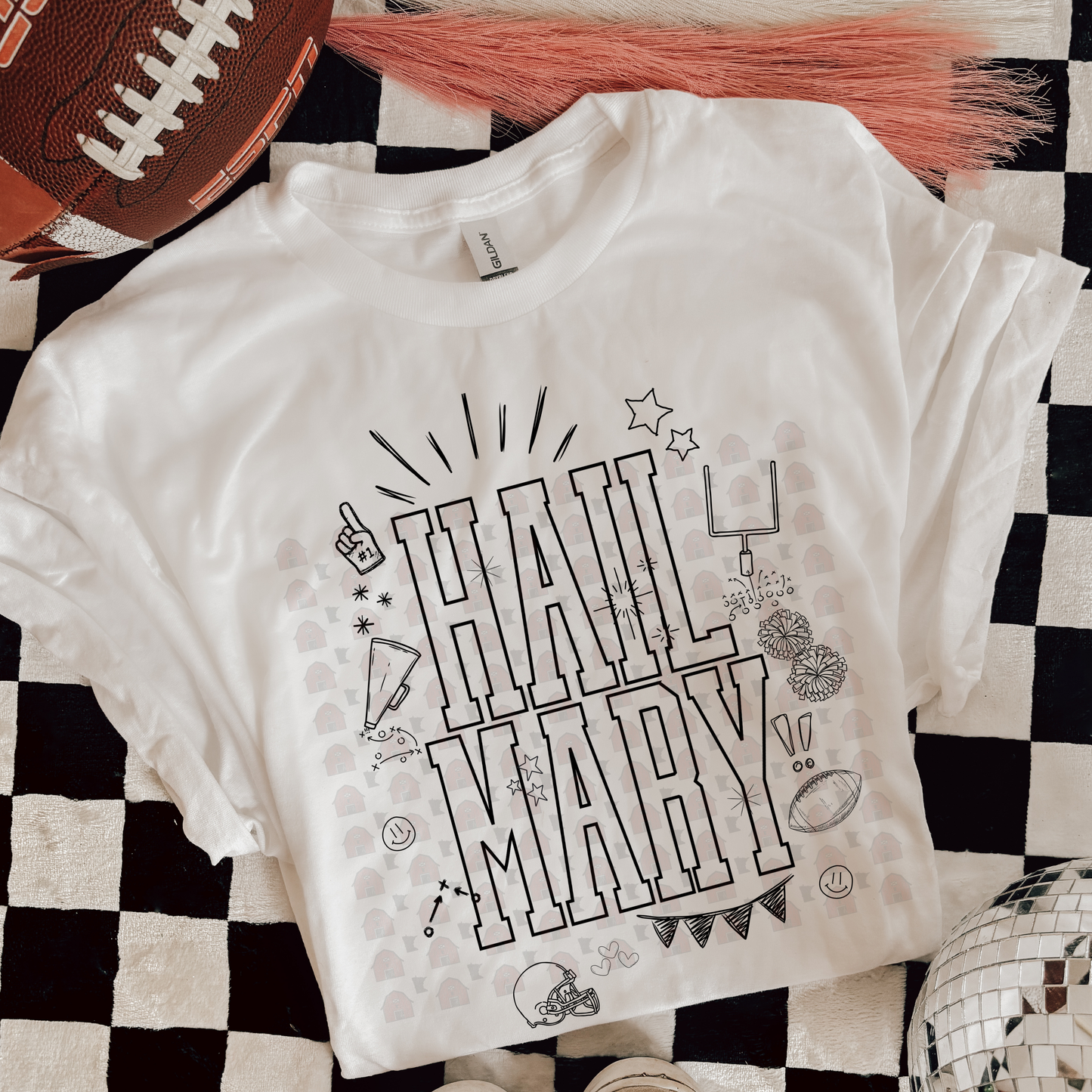 Football Hail Mary Doodle