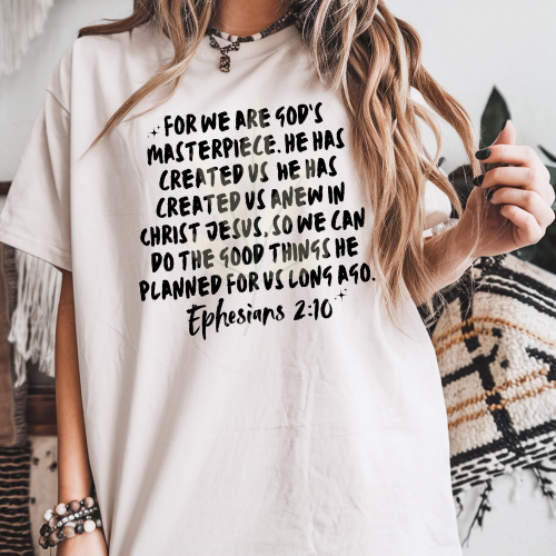 For We Are Gods Masterpiece