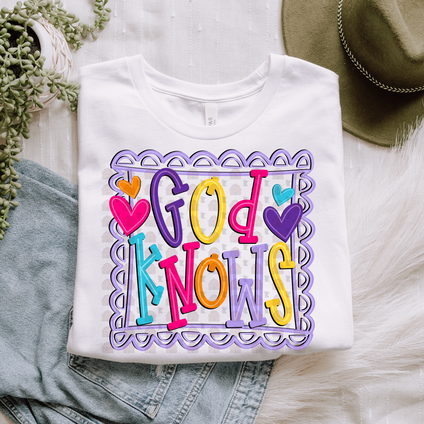 Doodle Frame Faith Sayings