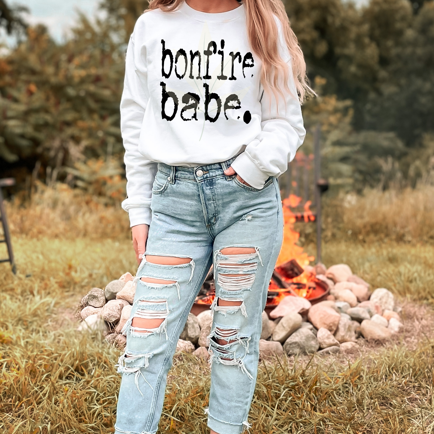Grunge Bonfire Babe