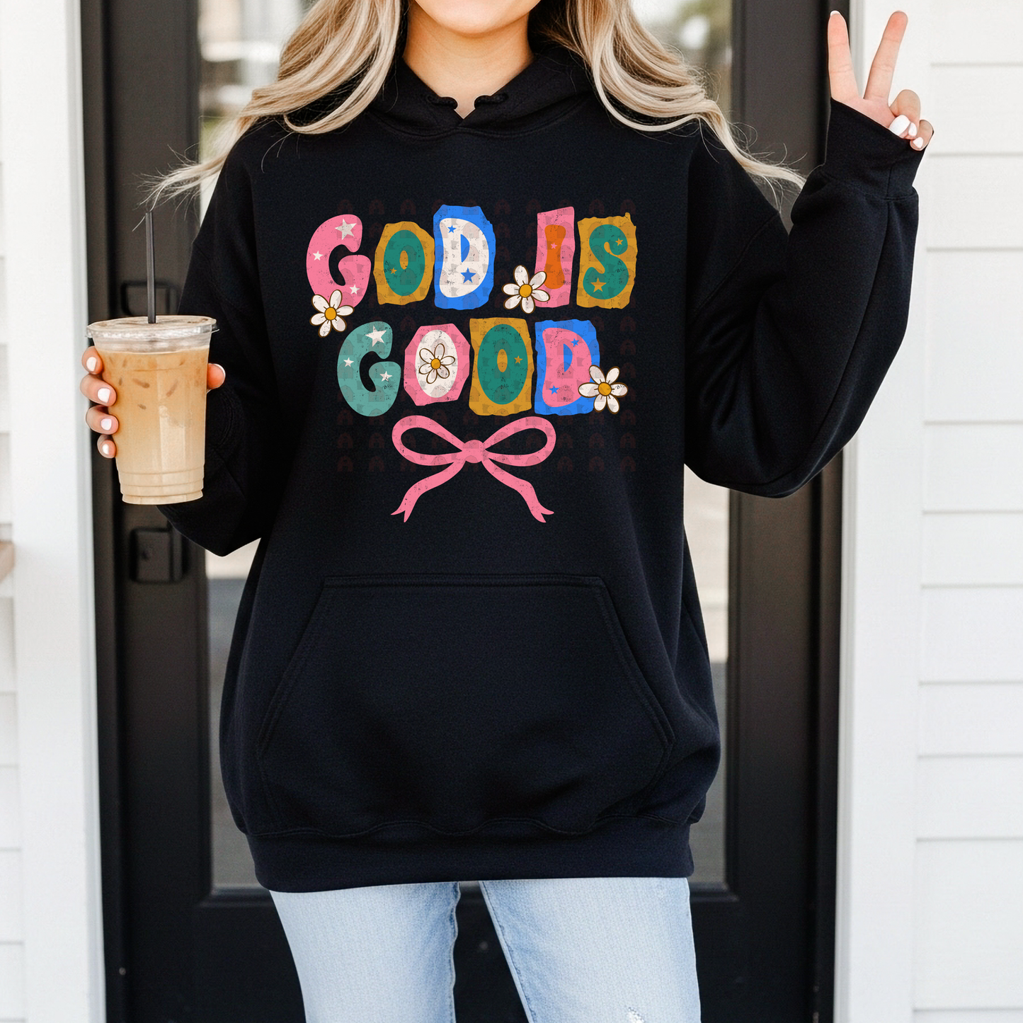 Grunge Bow God Is Good