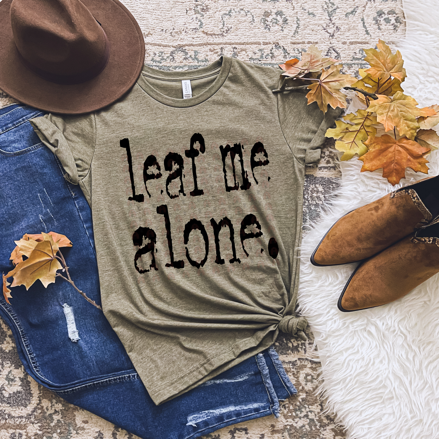 Grunge Leaf Me Alone