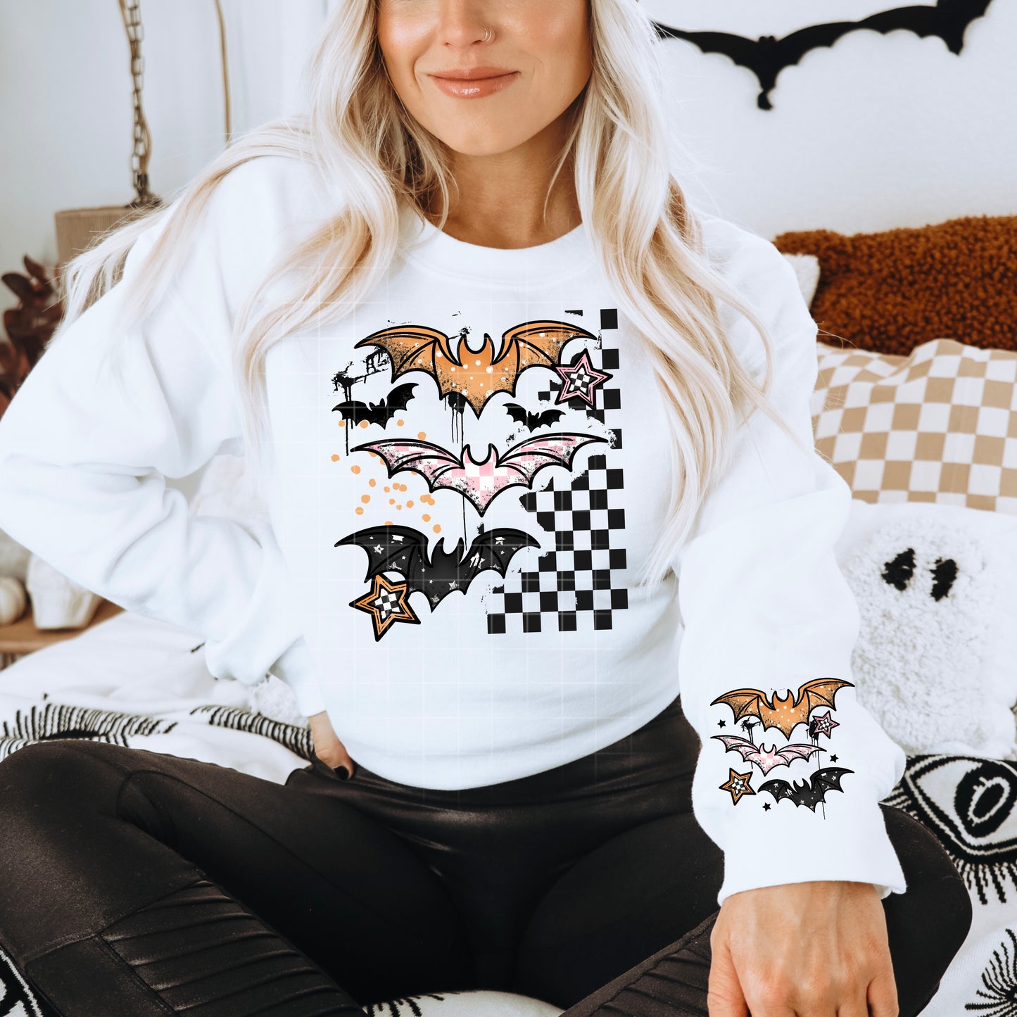 Grunge Patterned Bats