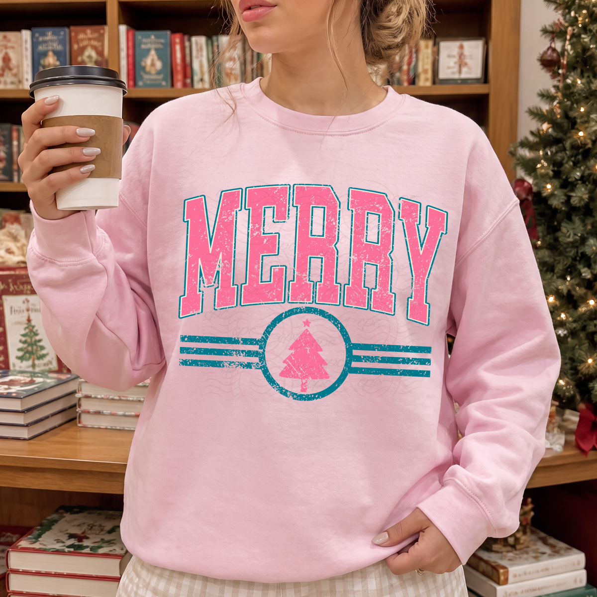 Grunge Pink Merry