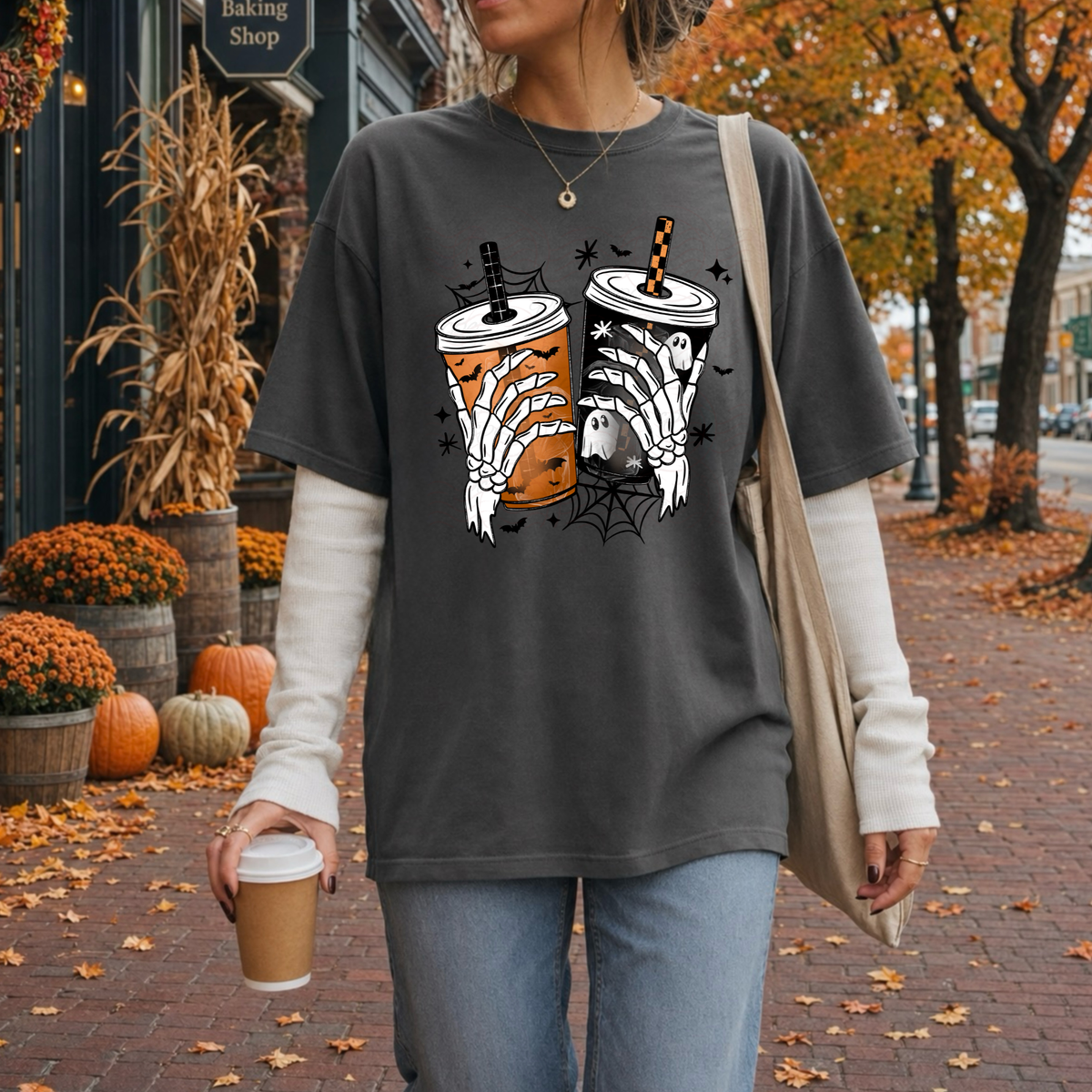 Halloween Skellie Hand Coffees