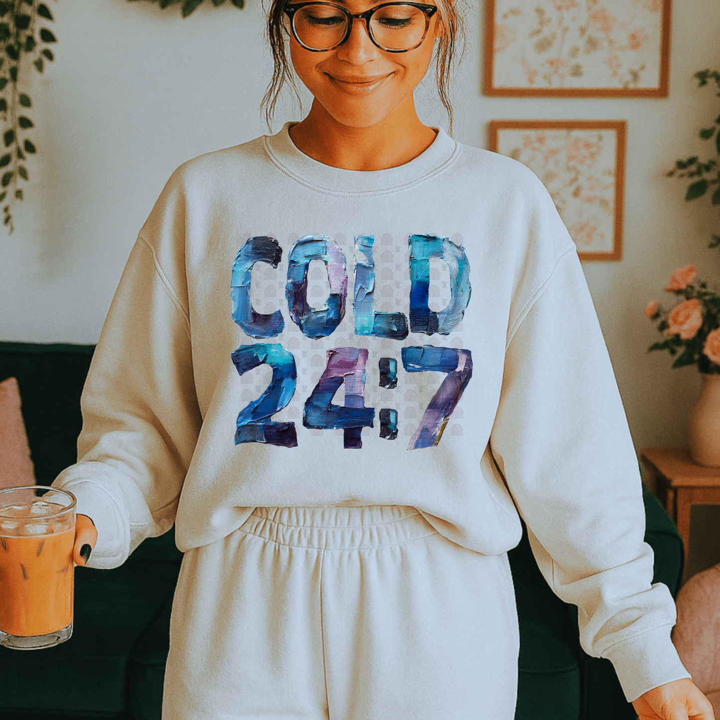 Hand Painted Cold 24 7