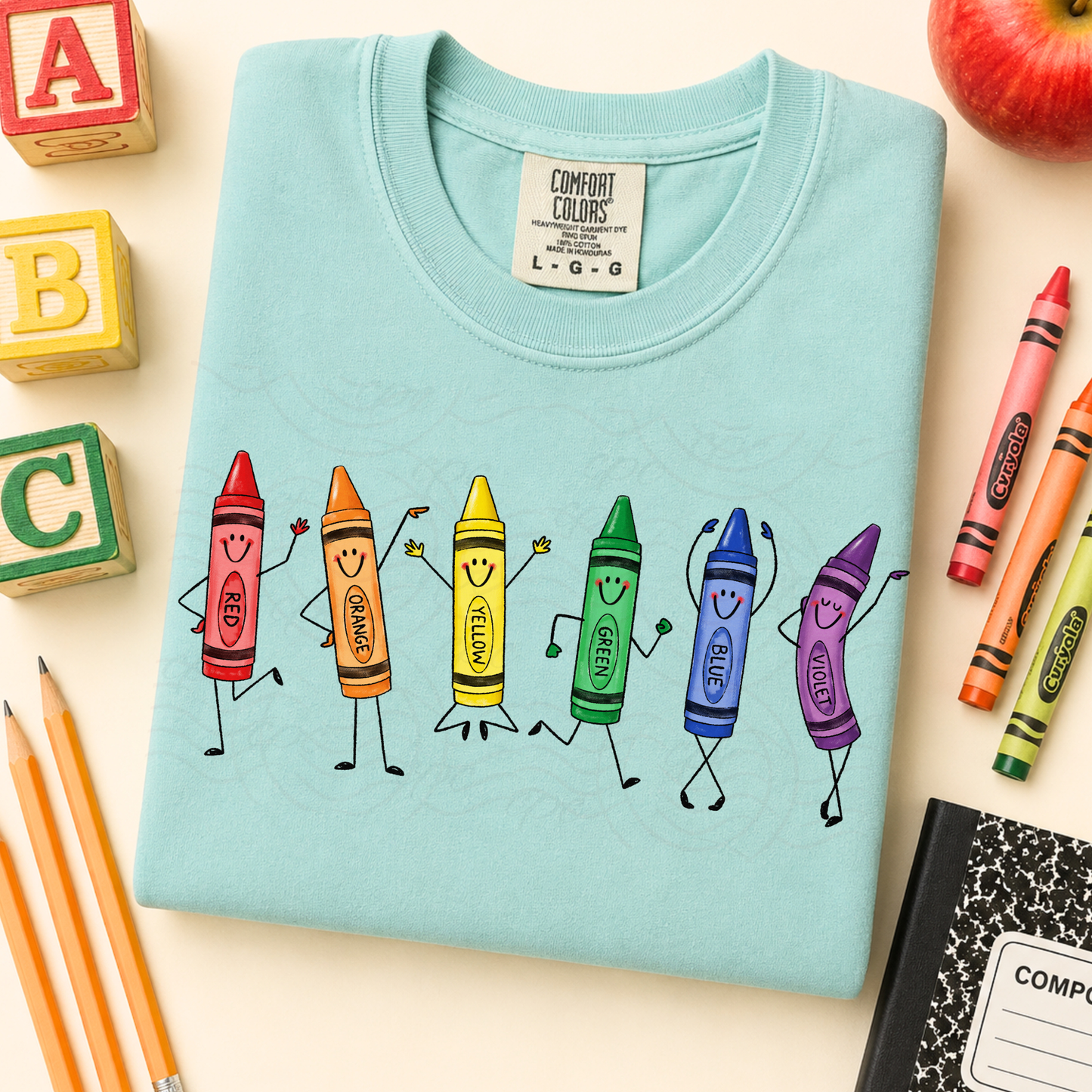 Happy Crayon Doodles