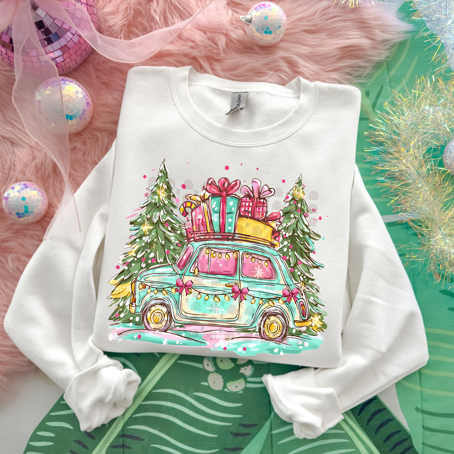 Holiday Car With Presents