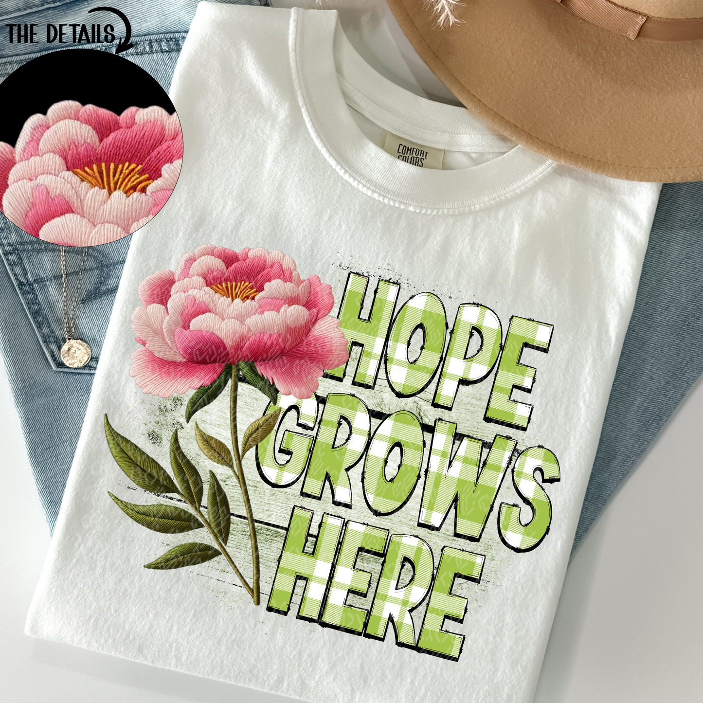 Hope Grows Here Peony