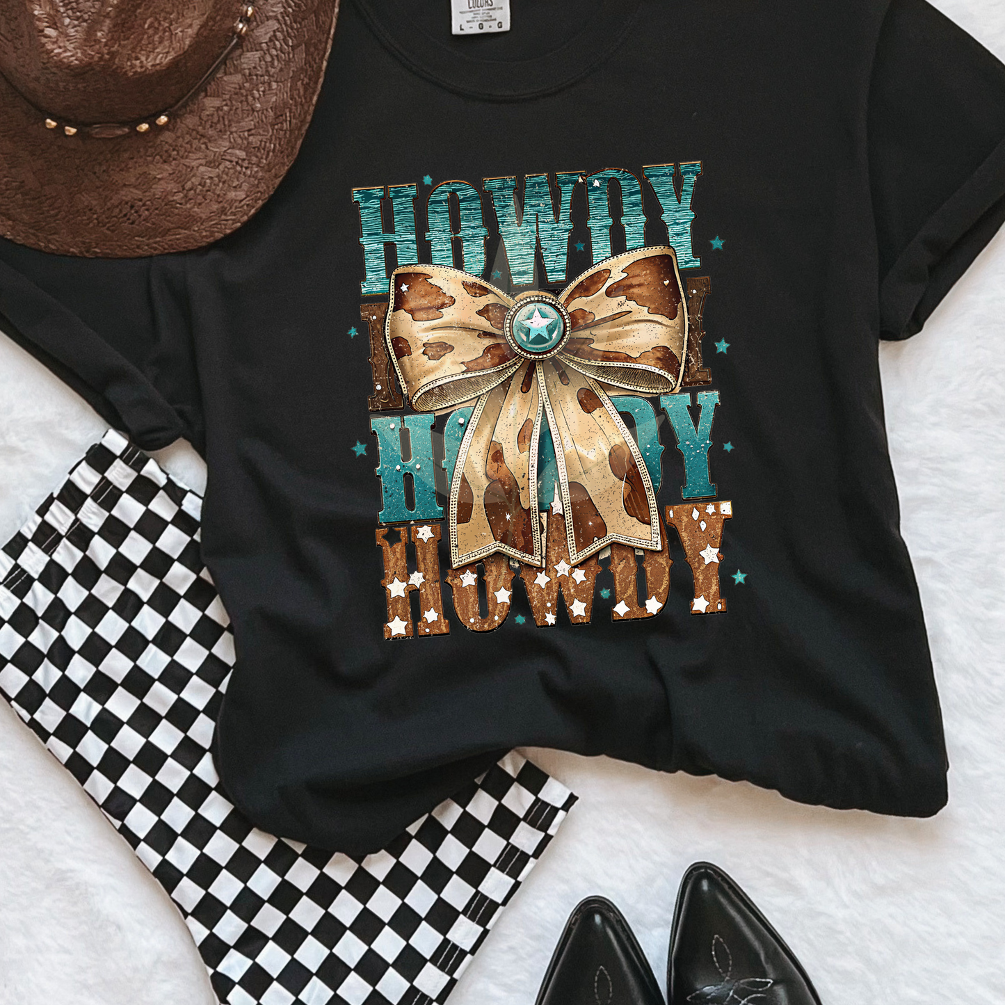 Howdy Brown Western Bow