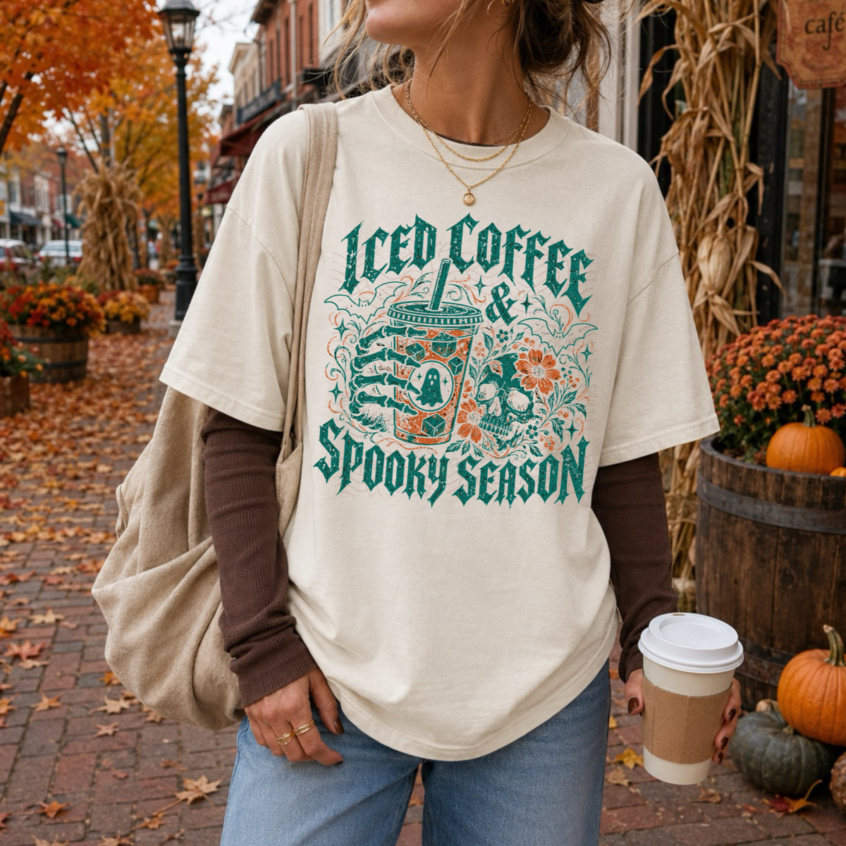 Iced Coffee Spooky Season