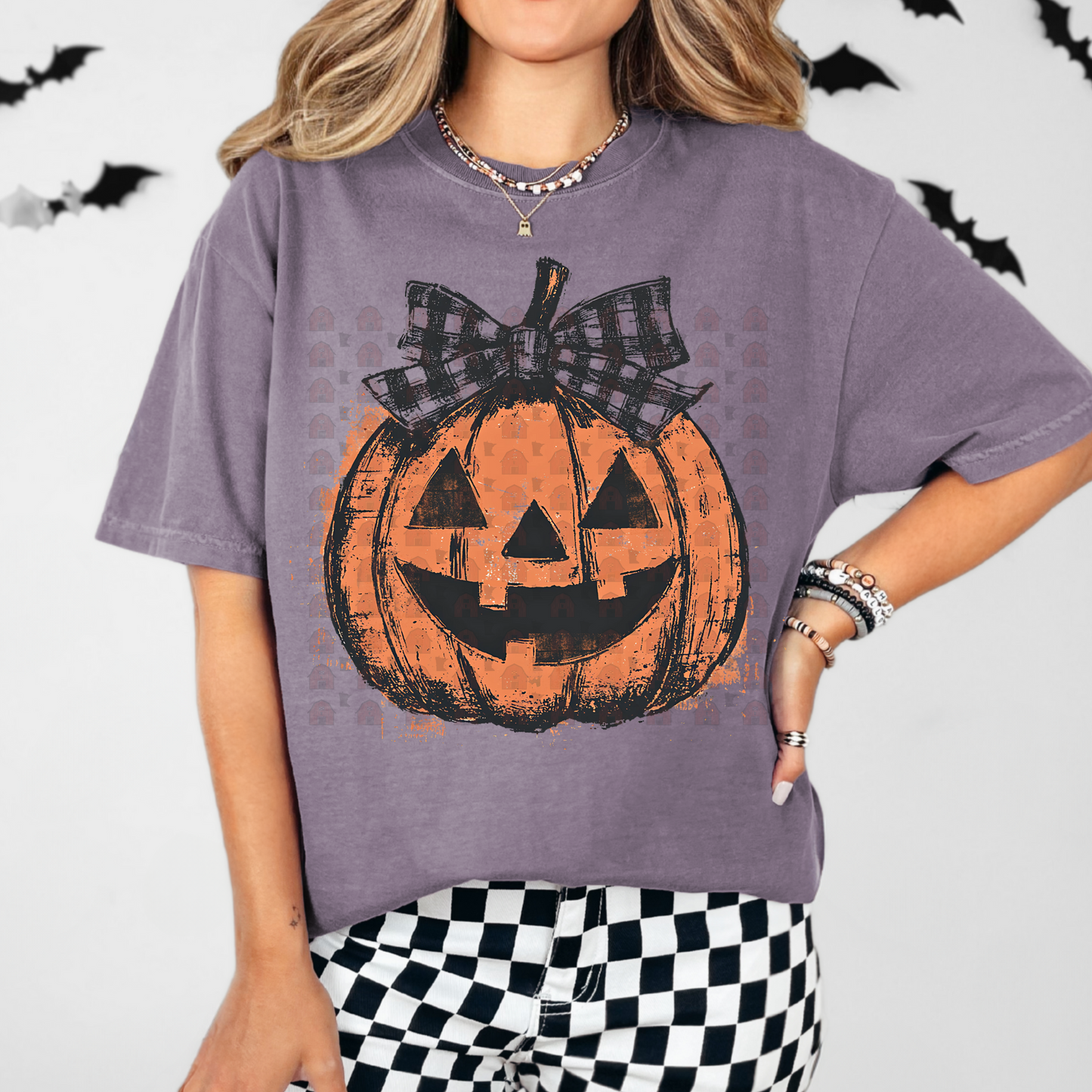 Jack O Lantern Bow
