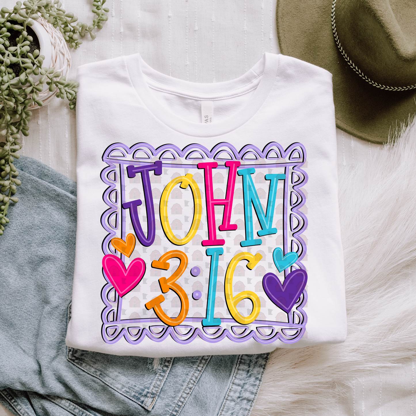 Doodle Frame Faith Sayings