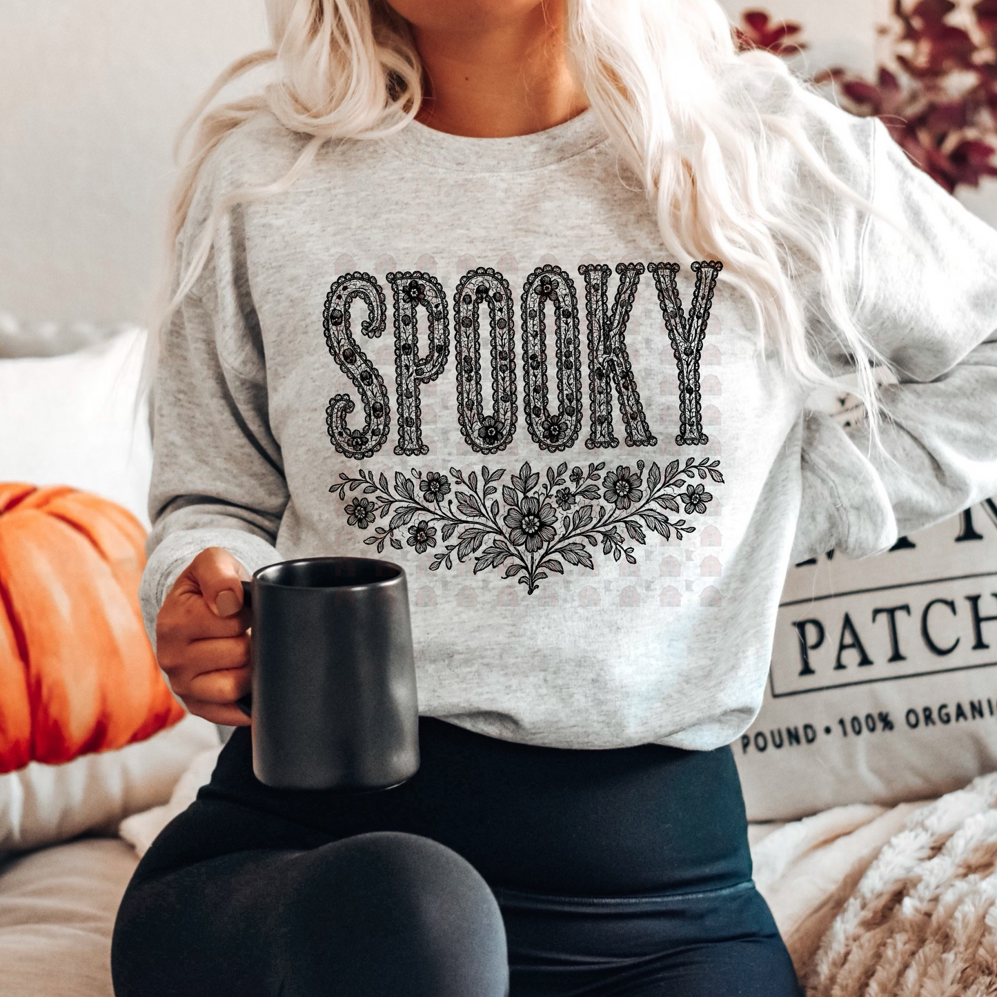 Lace Floral Spooky
