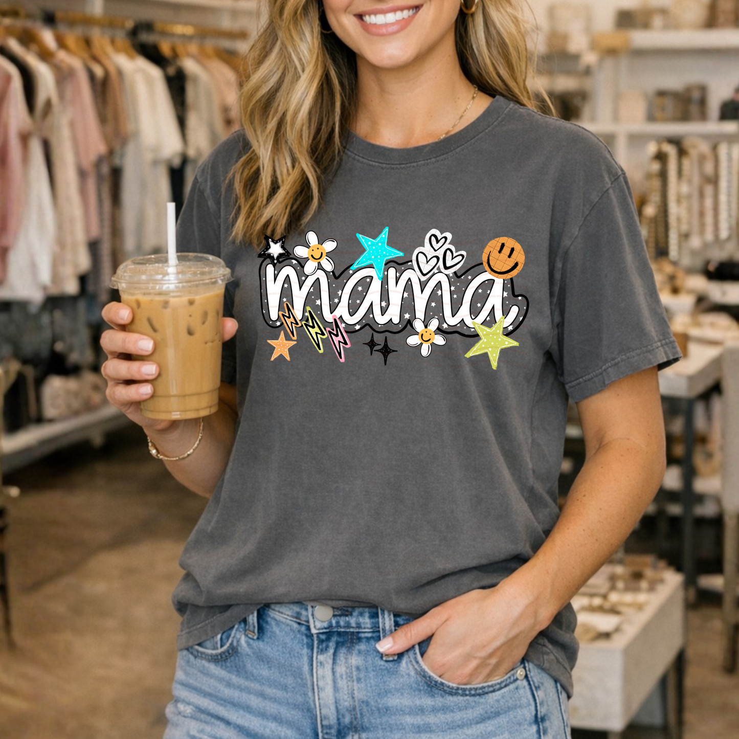 Mama Stars And Doodles