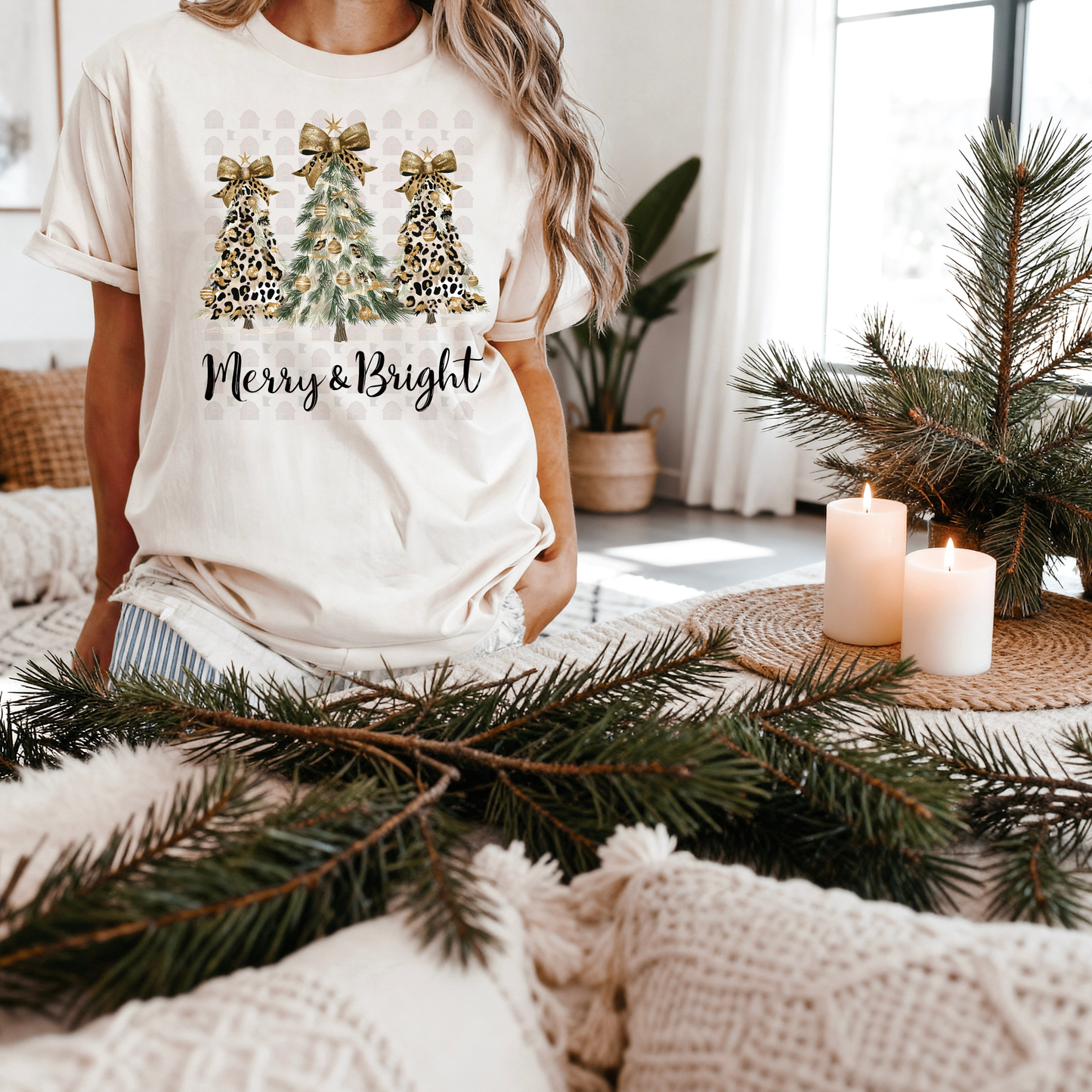 Merry Bright Leopard Trees