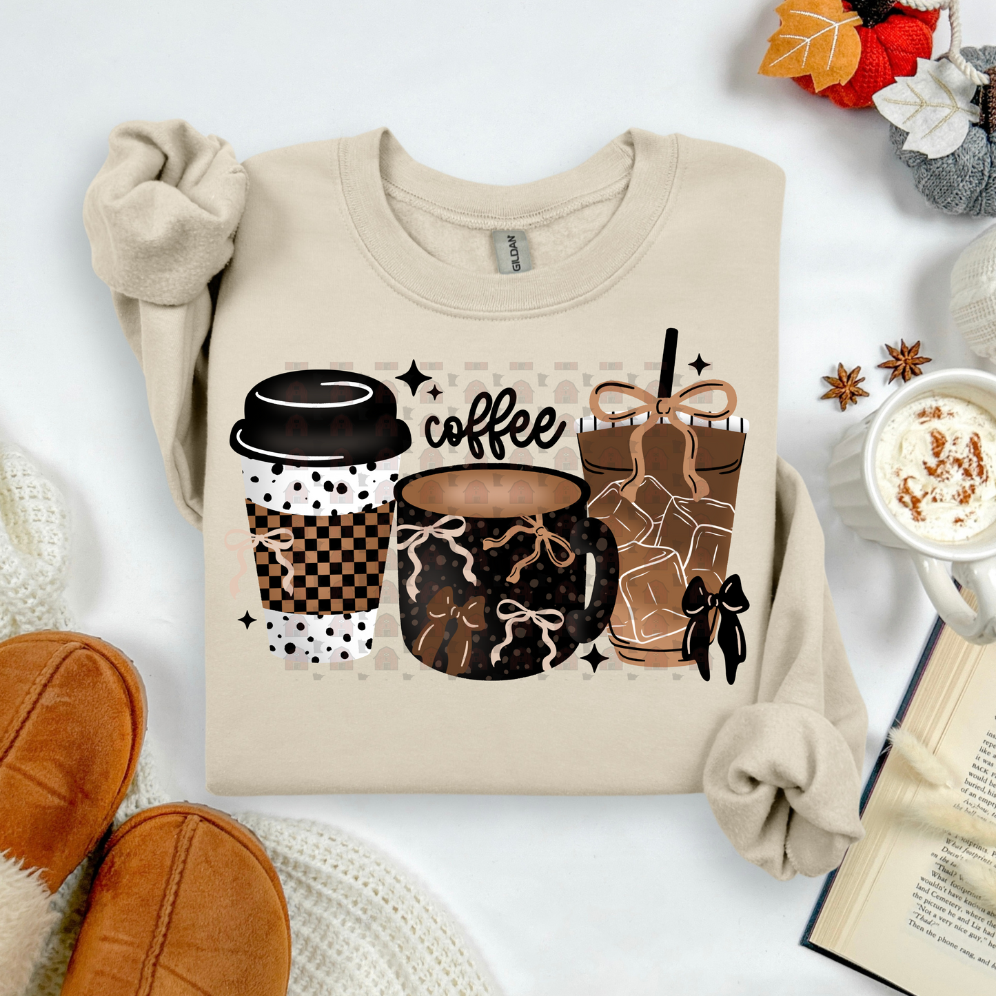 Neutral Coffee And Bows