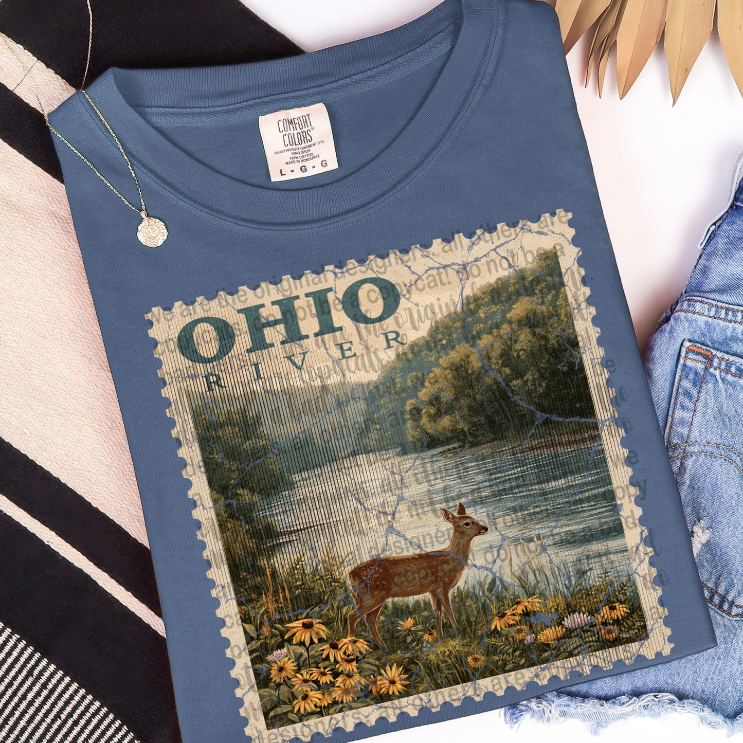 Stamped Rivers And Parks
