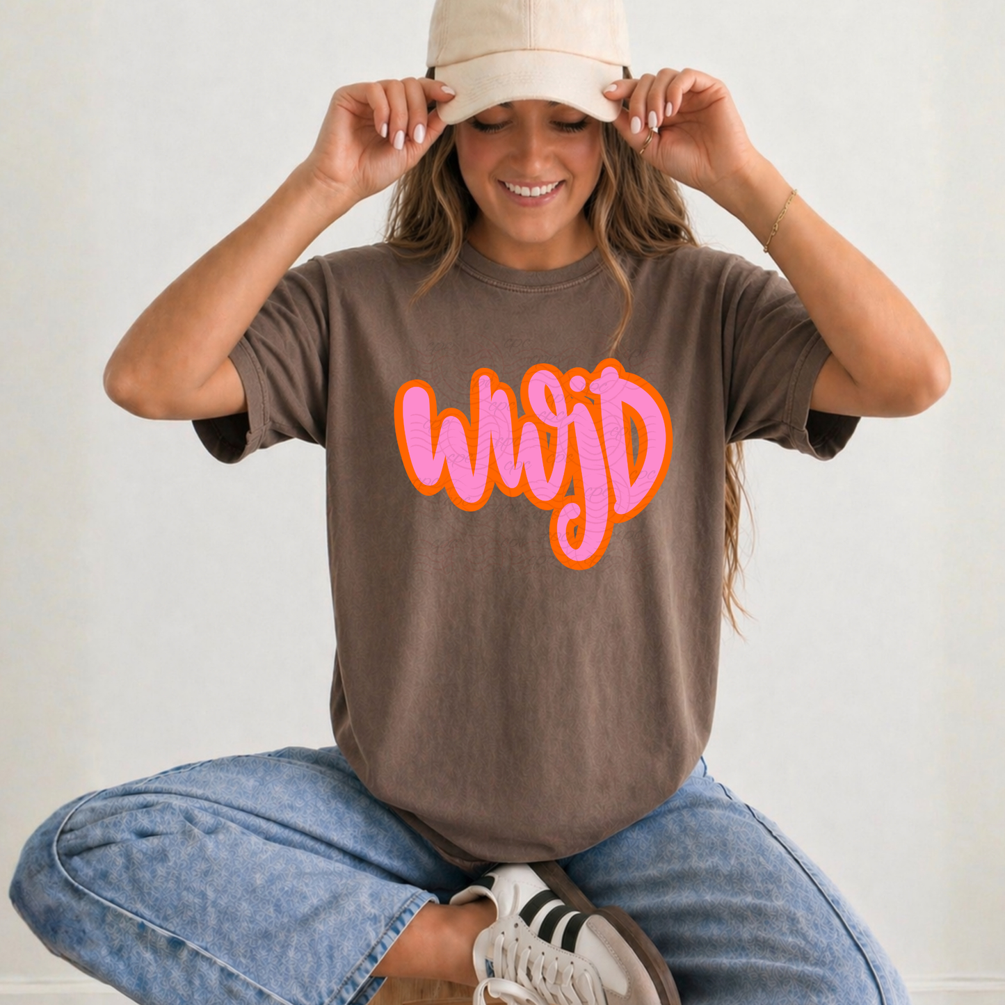 Orange And Pink WWJD
