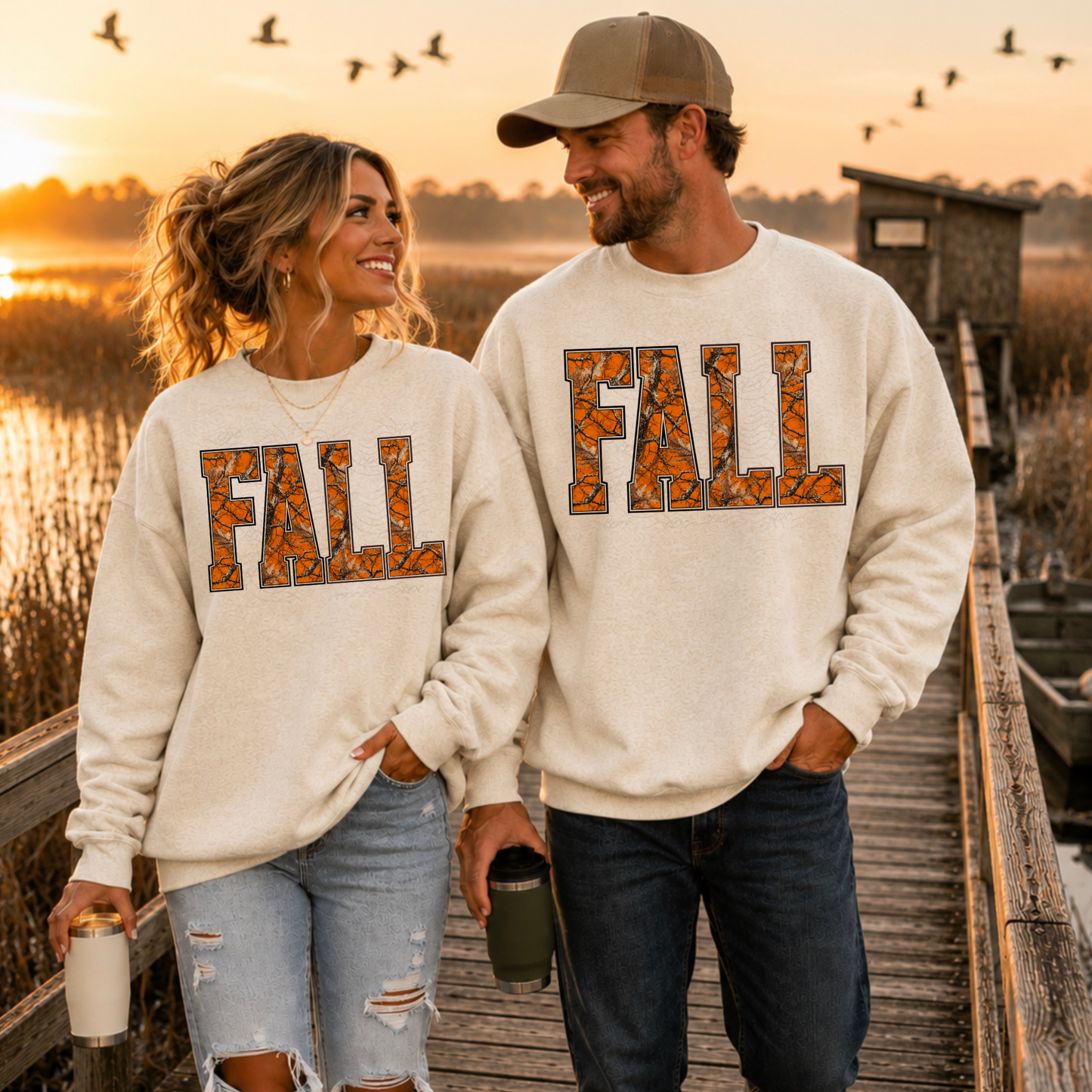 Orange Camo Fall