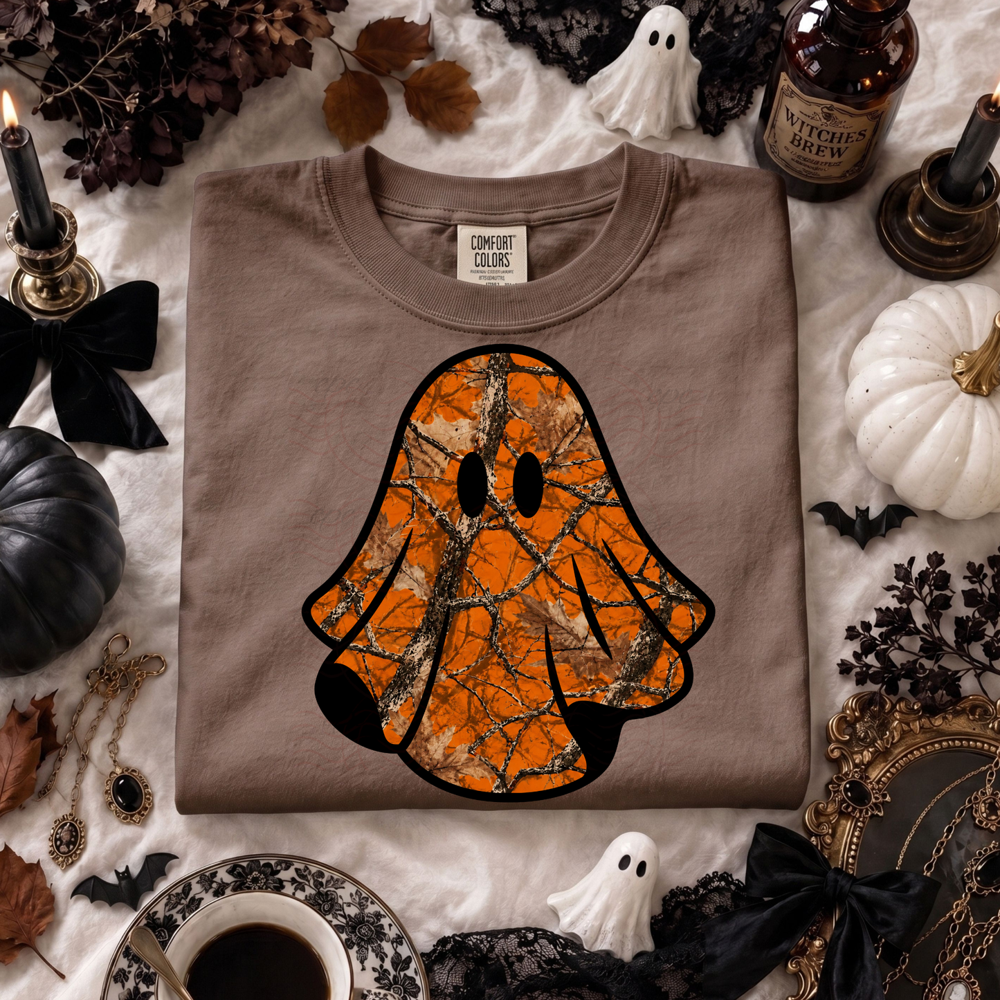 Orange Camo Ghost