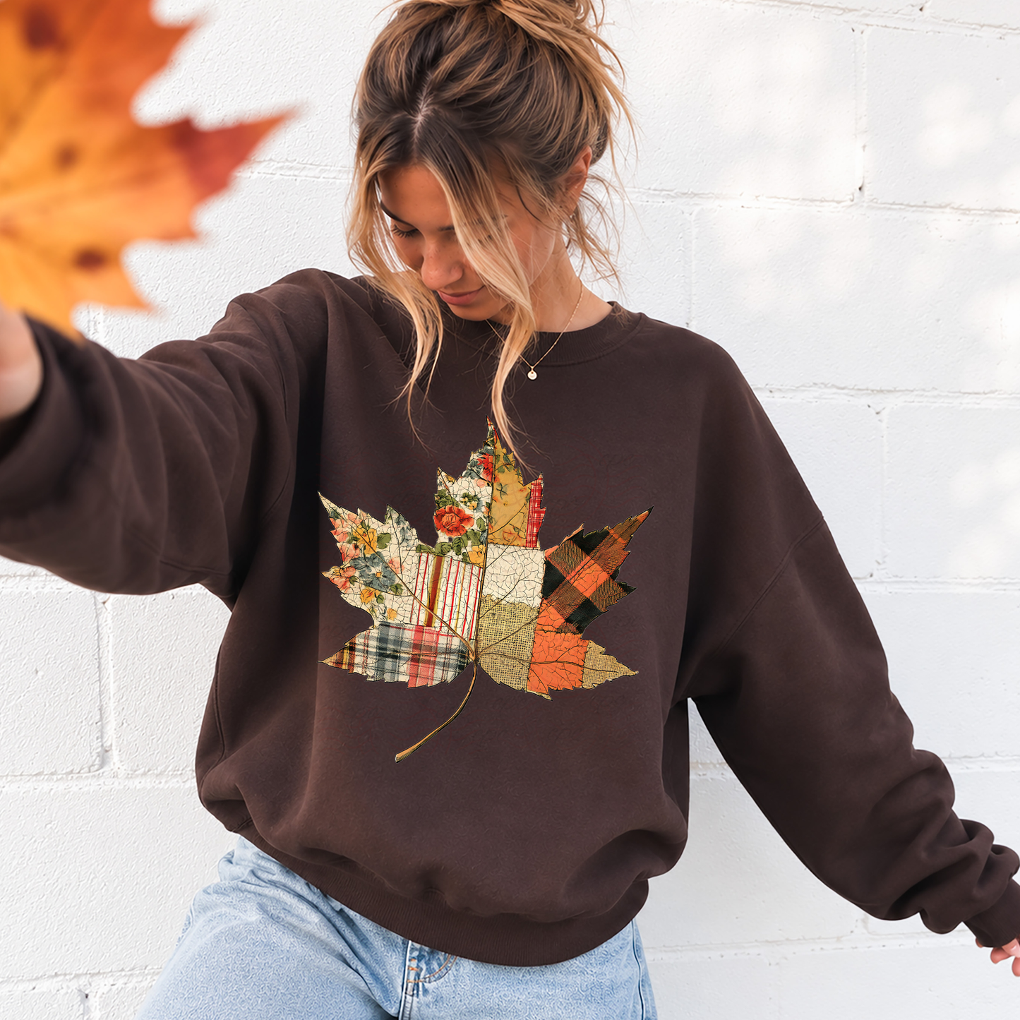 Patchwork Maple Leaf