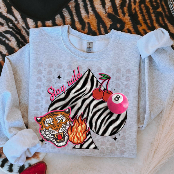Pink Stay Wild Tiger