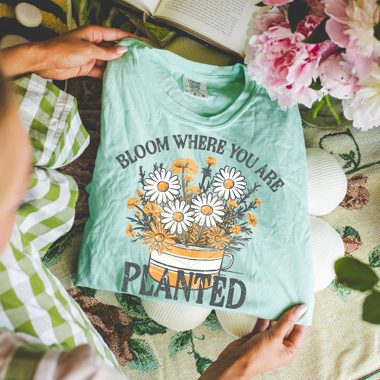 Planted Fresh Flowers