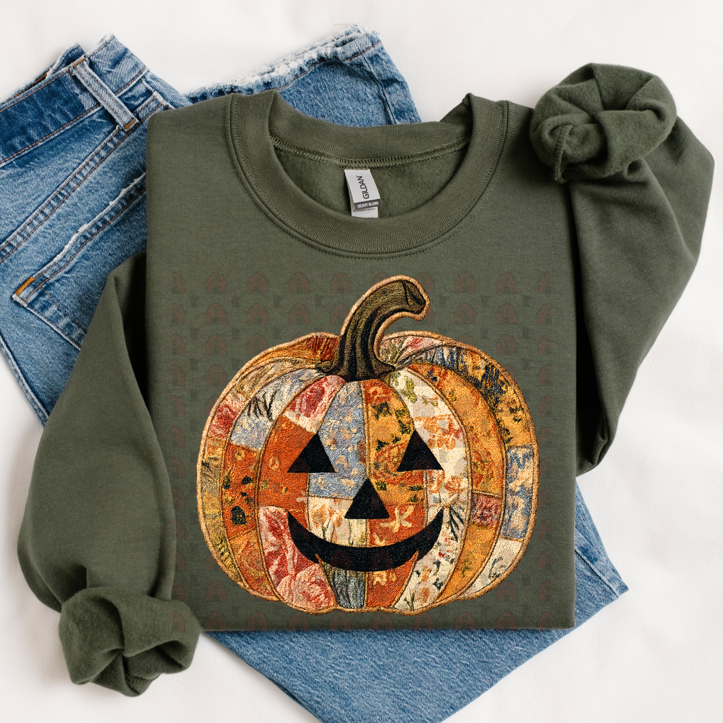 Pumpkin Quilted Patchwork