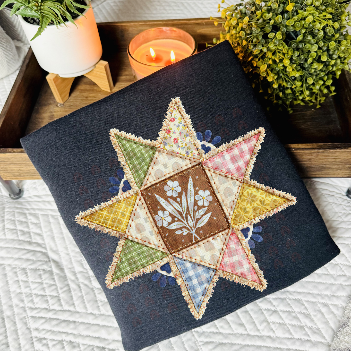 Patchwork Quilted Star