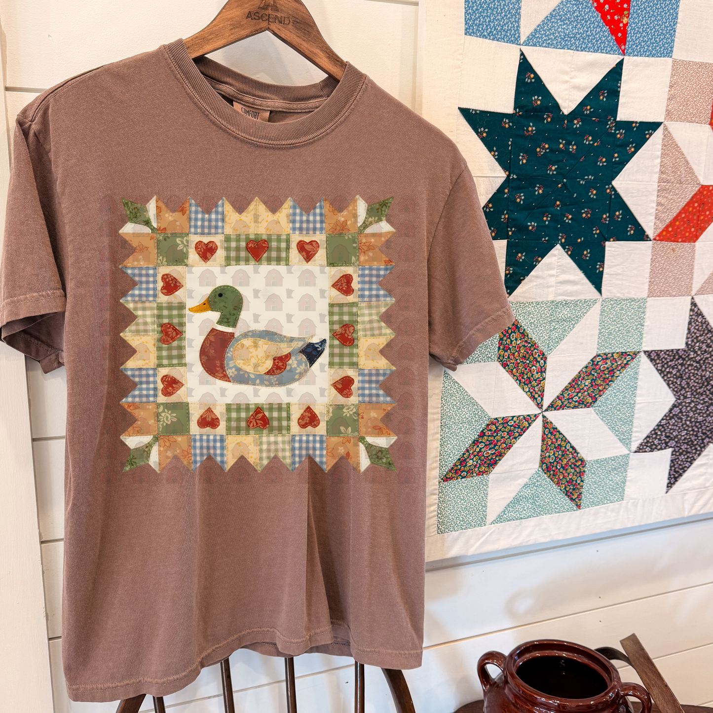 Quilted Patchwork Mallard