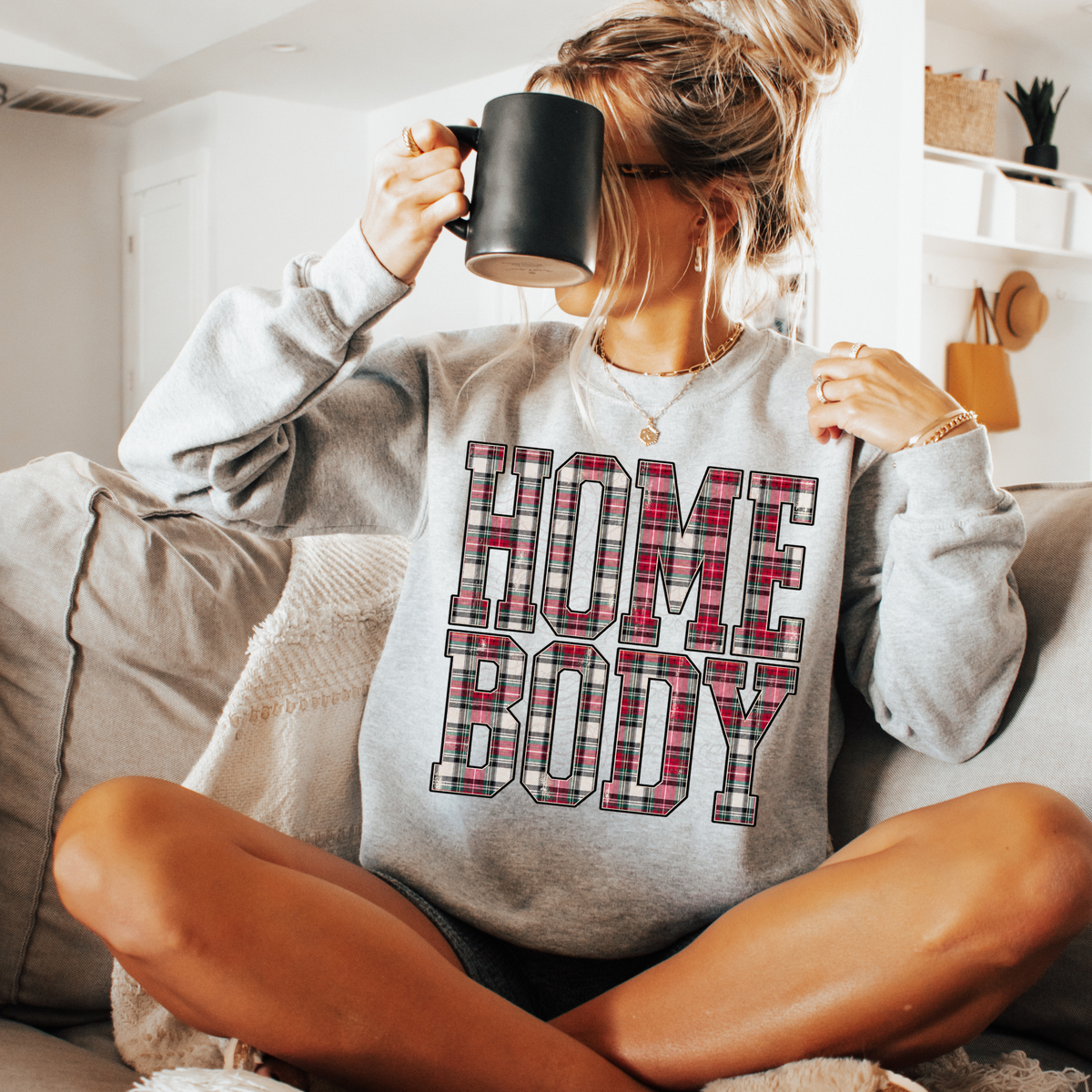 Red Plaid Home Body